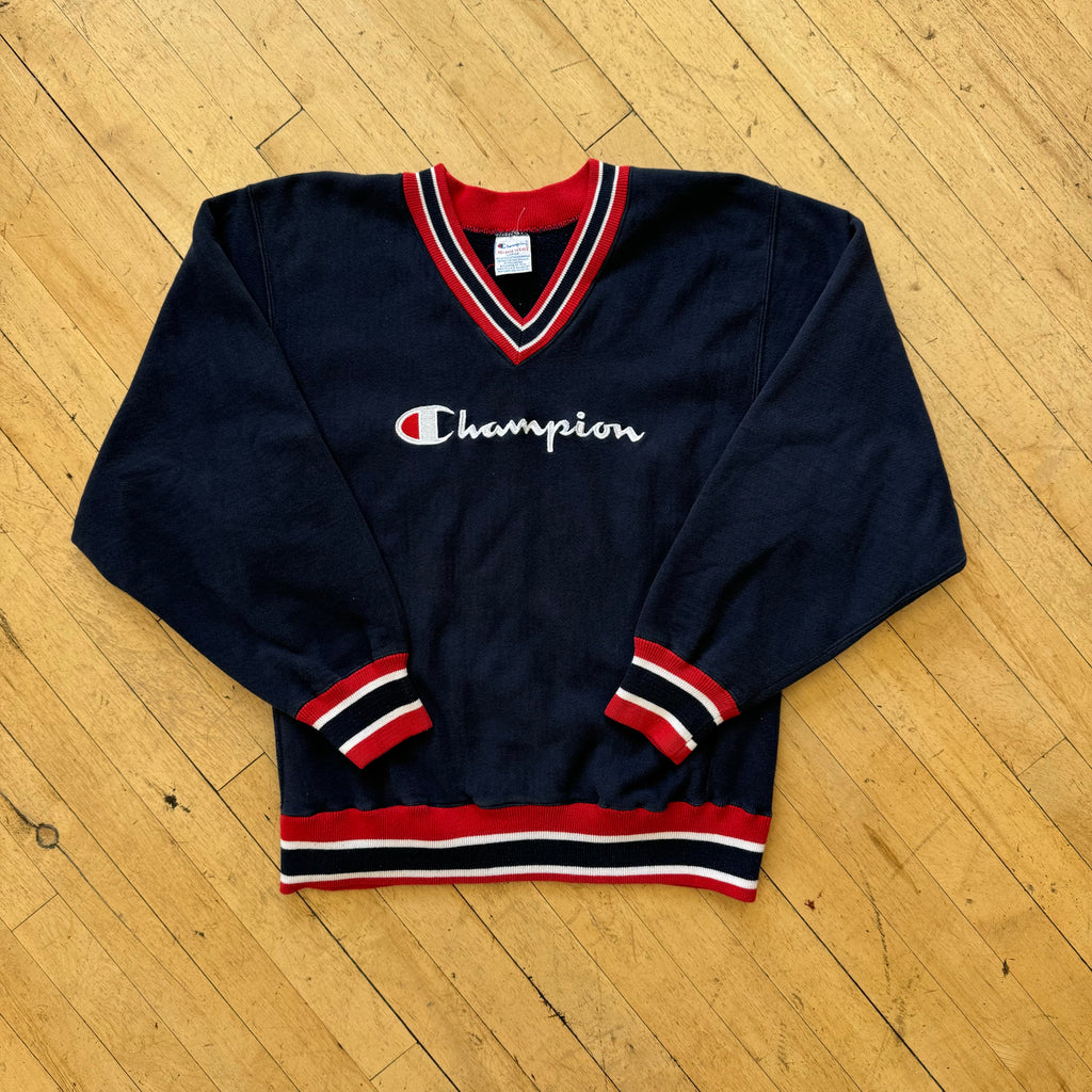 Vintage Champion SpellOut CrewNeck Sz L