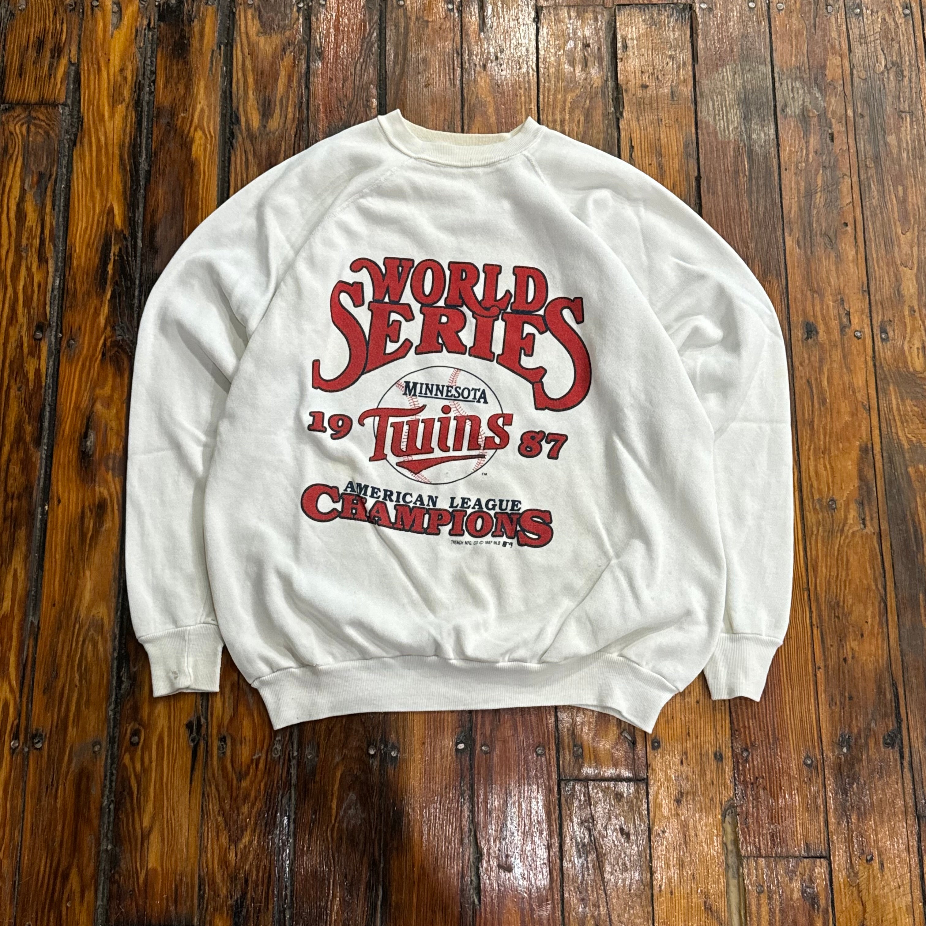 Vintage Minnesota Twins ‘87 World Series Crewneck Sz L