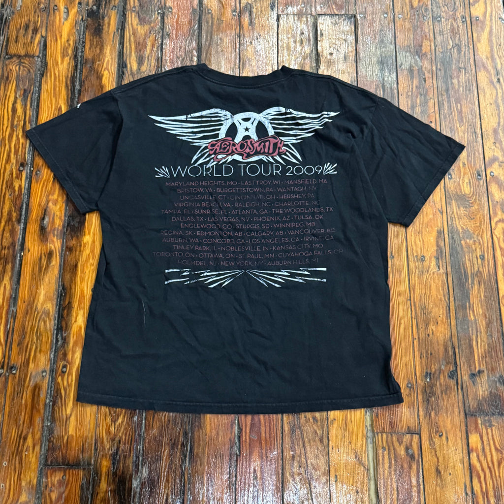 Y2K Aerosmith World Tour T-shirt Sz XL