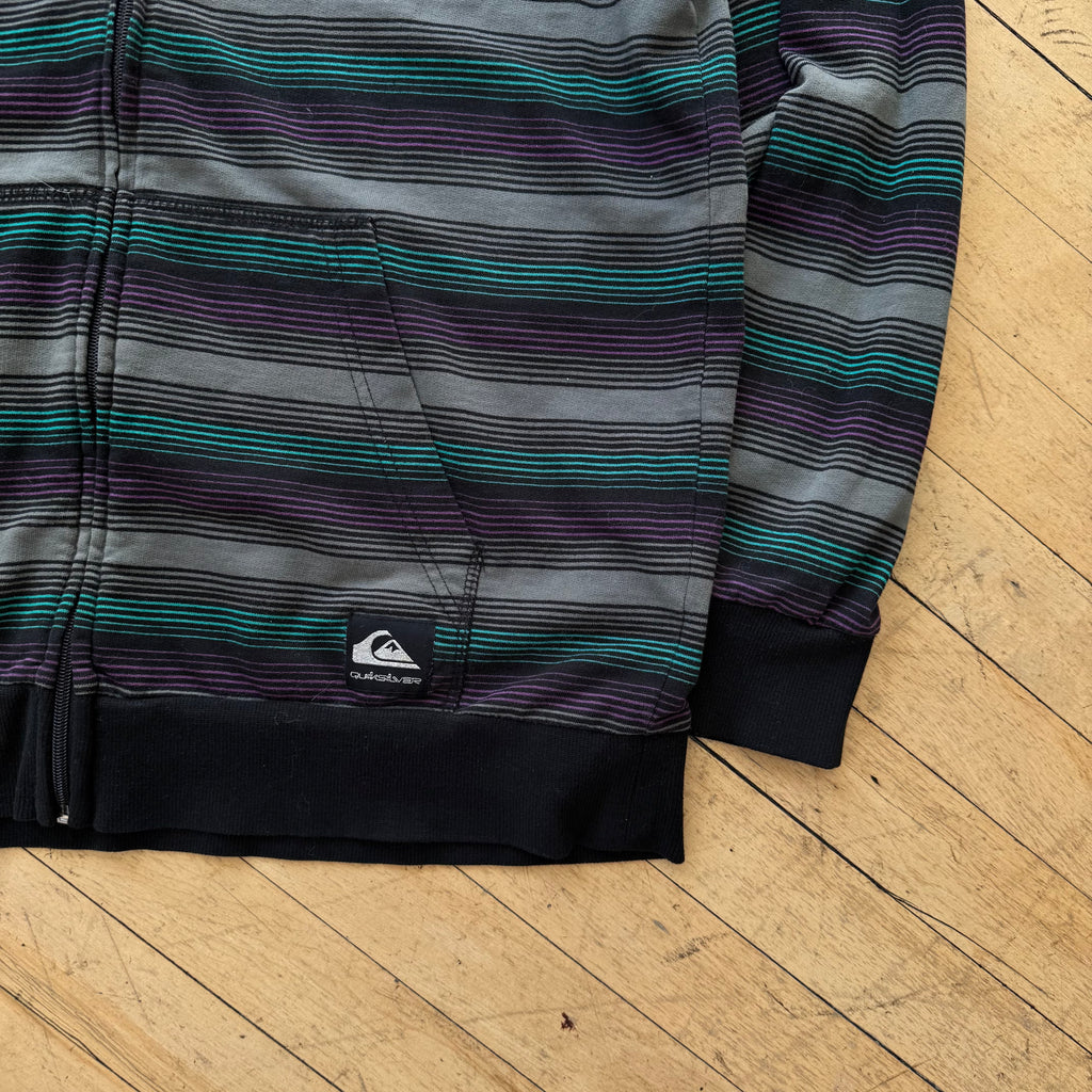 Y2K Quiksilver Zip-Up Jacket Sz L