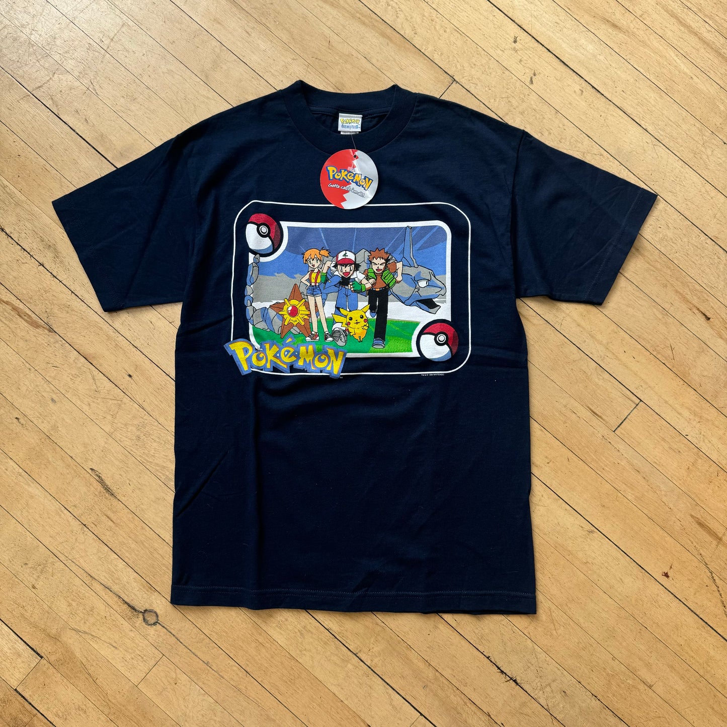 Vintage Pokémon Nintendo T-shirt Sz M