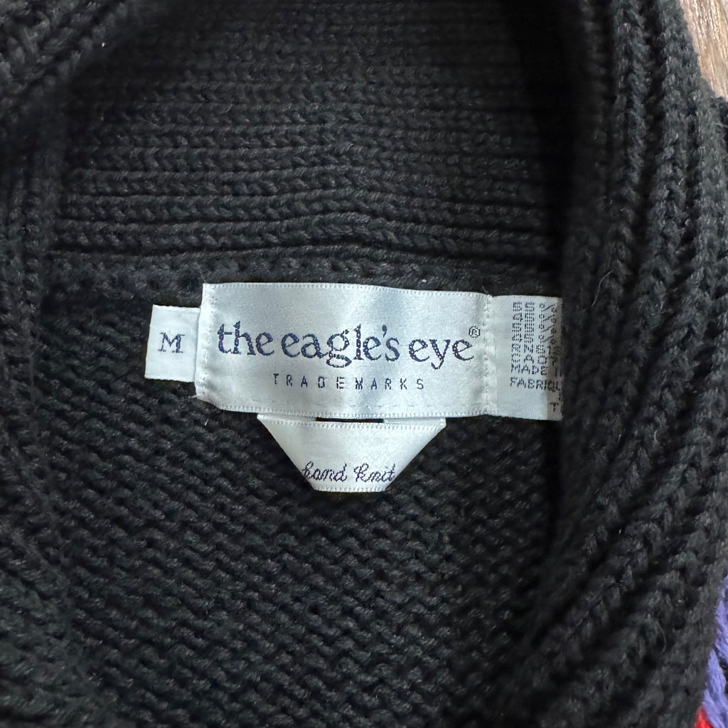 Vintage HandKnit Clue? sweater Sz M