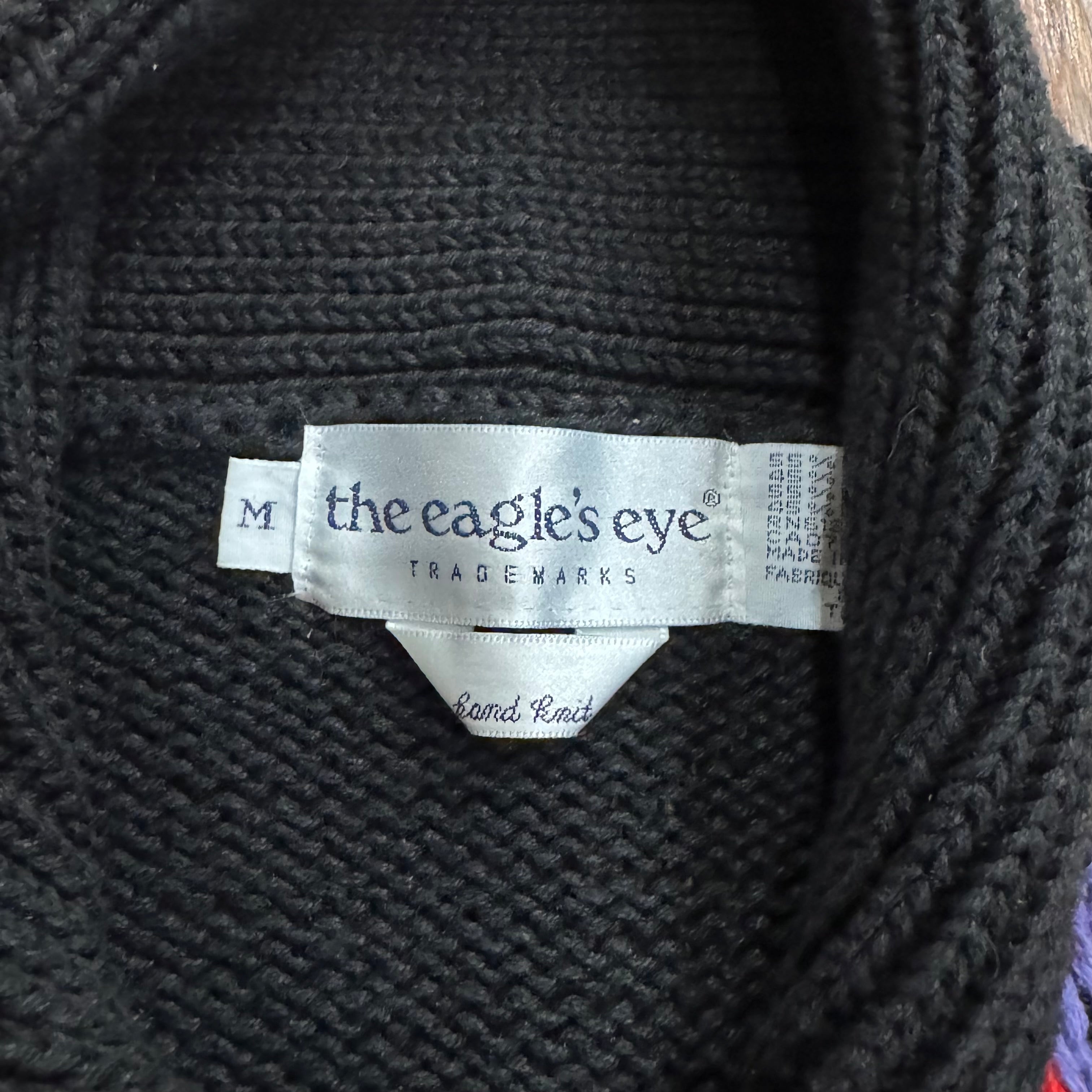 Vintage HandKnit Clue? sweater Sz M