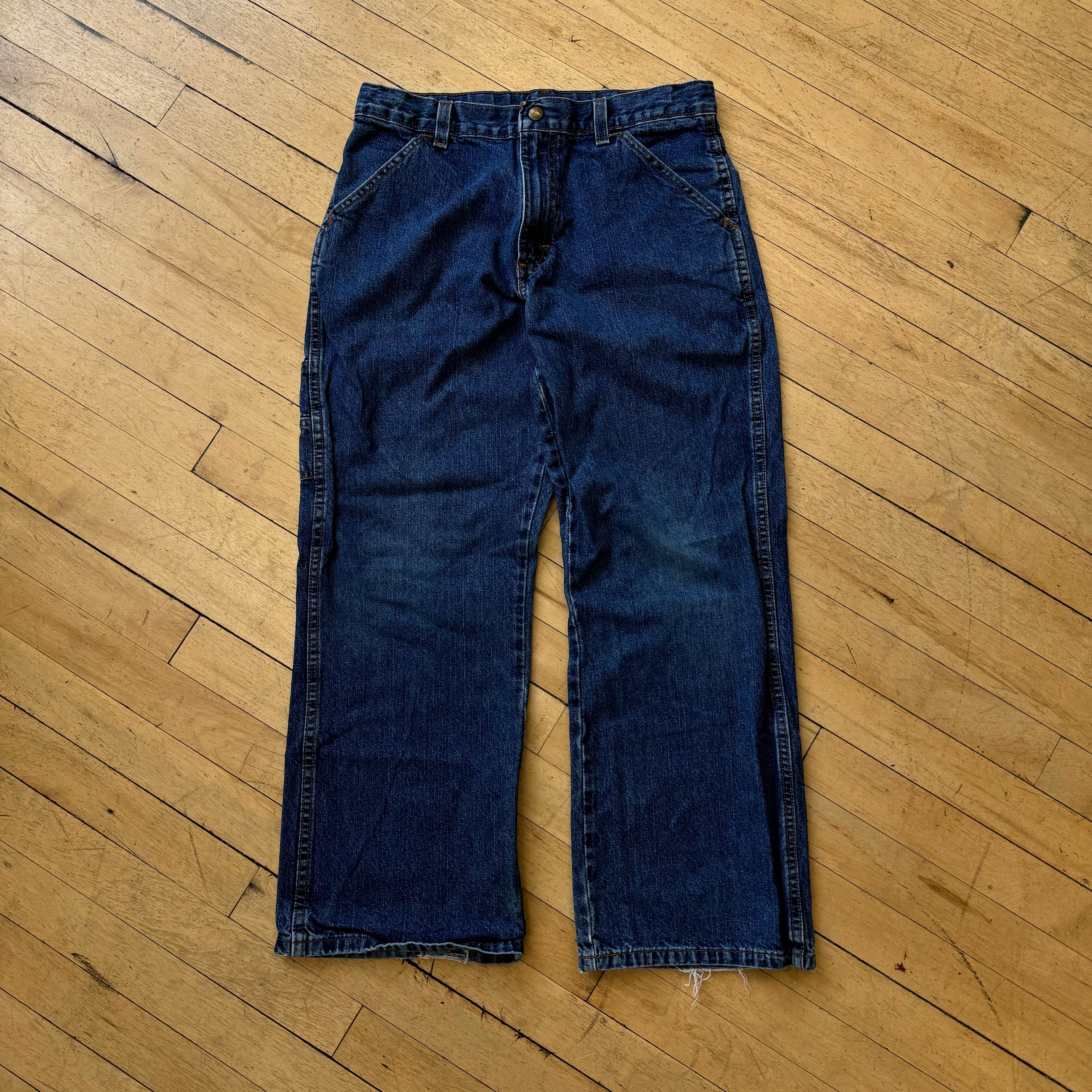 Vintage Cargo Denim Jeans Sz 14