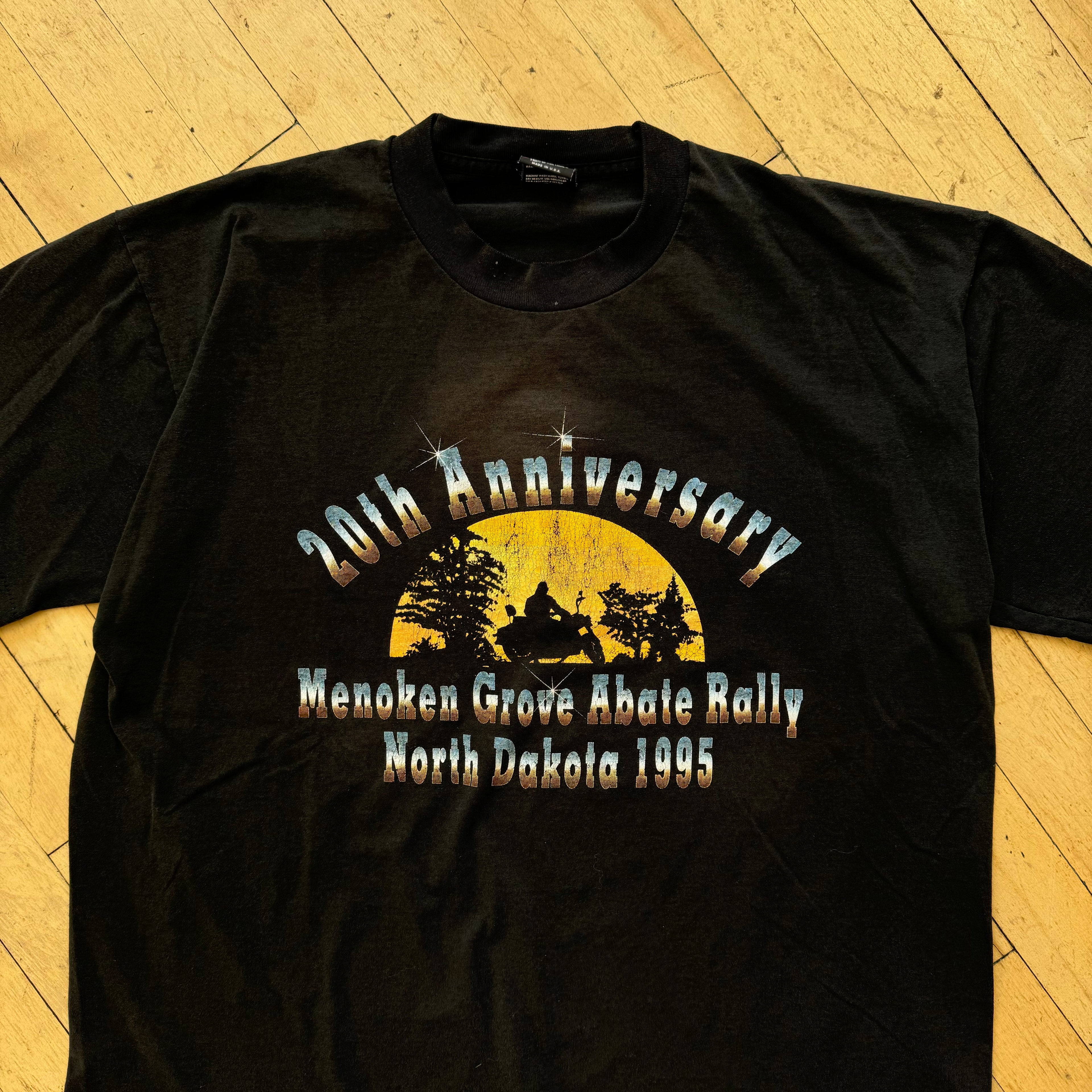 Vintage 20th Anniversary ND Rally T-shirt Sz XL