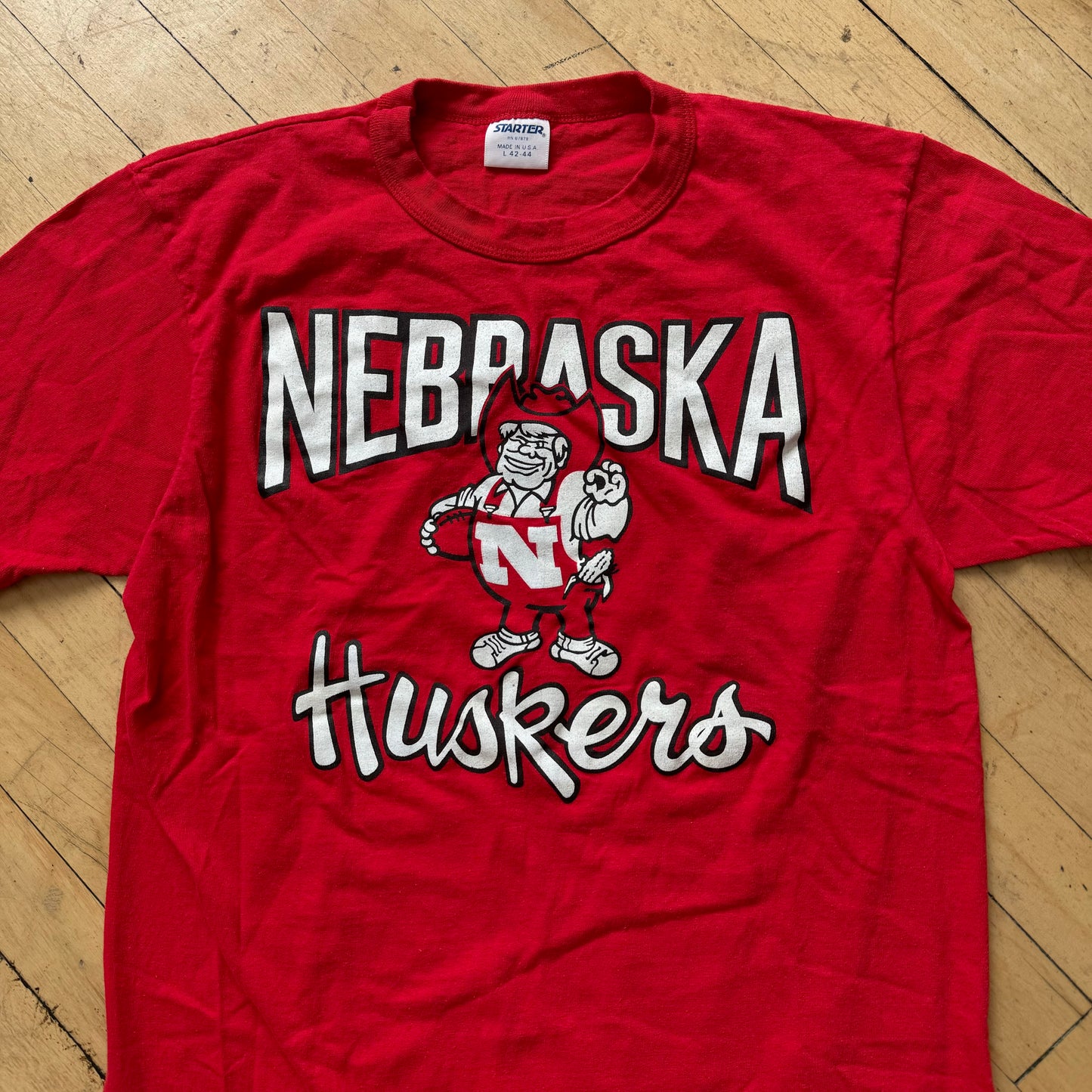 Vintage Nebraska Starter T-shirt Sz M