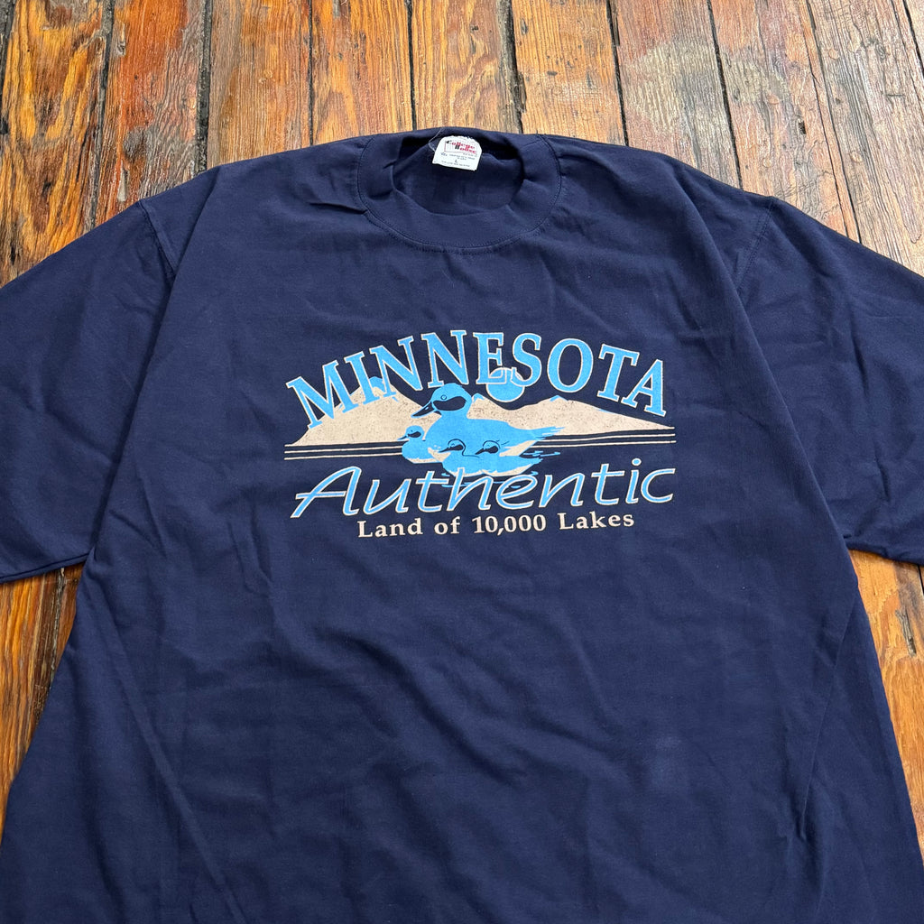 Vintage Minnesota Authentic 10,000 Lakes T-shirt Sz L