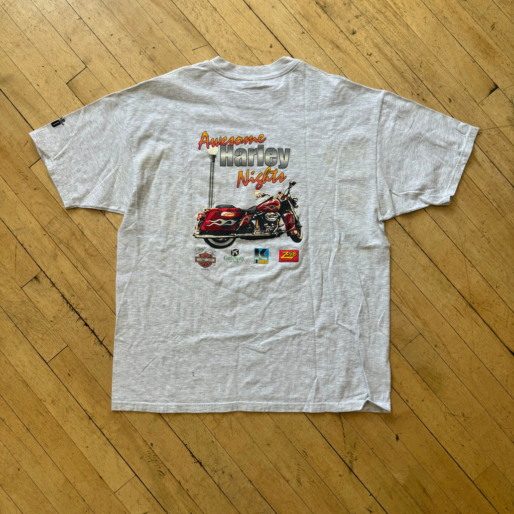 Vintage Harley Nights T-shirt Sz L