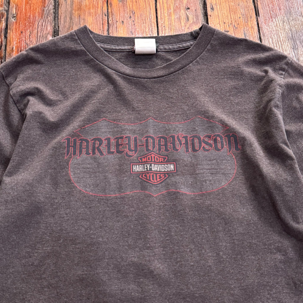 Vintage Harley Davidson Long Sleeve Sioux Falls T-shirt Sz XL