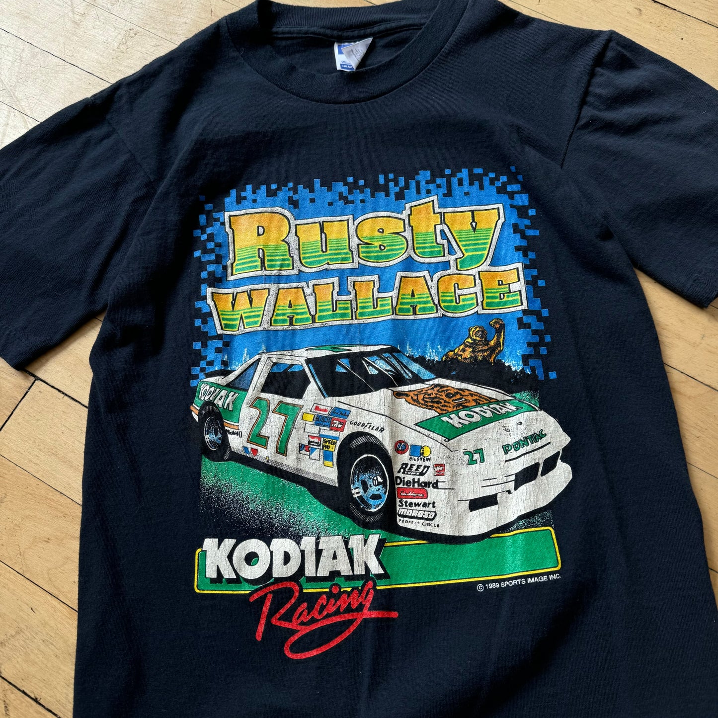 Vintage ‘89 Rusty Wallace Kodiak Racing T-shirt Sz S