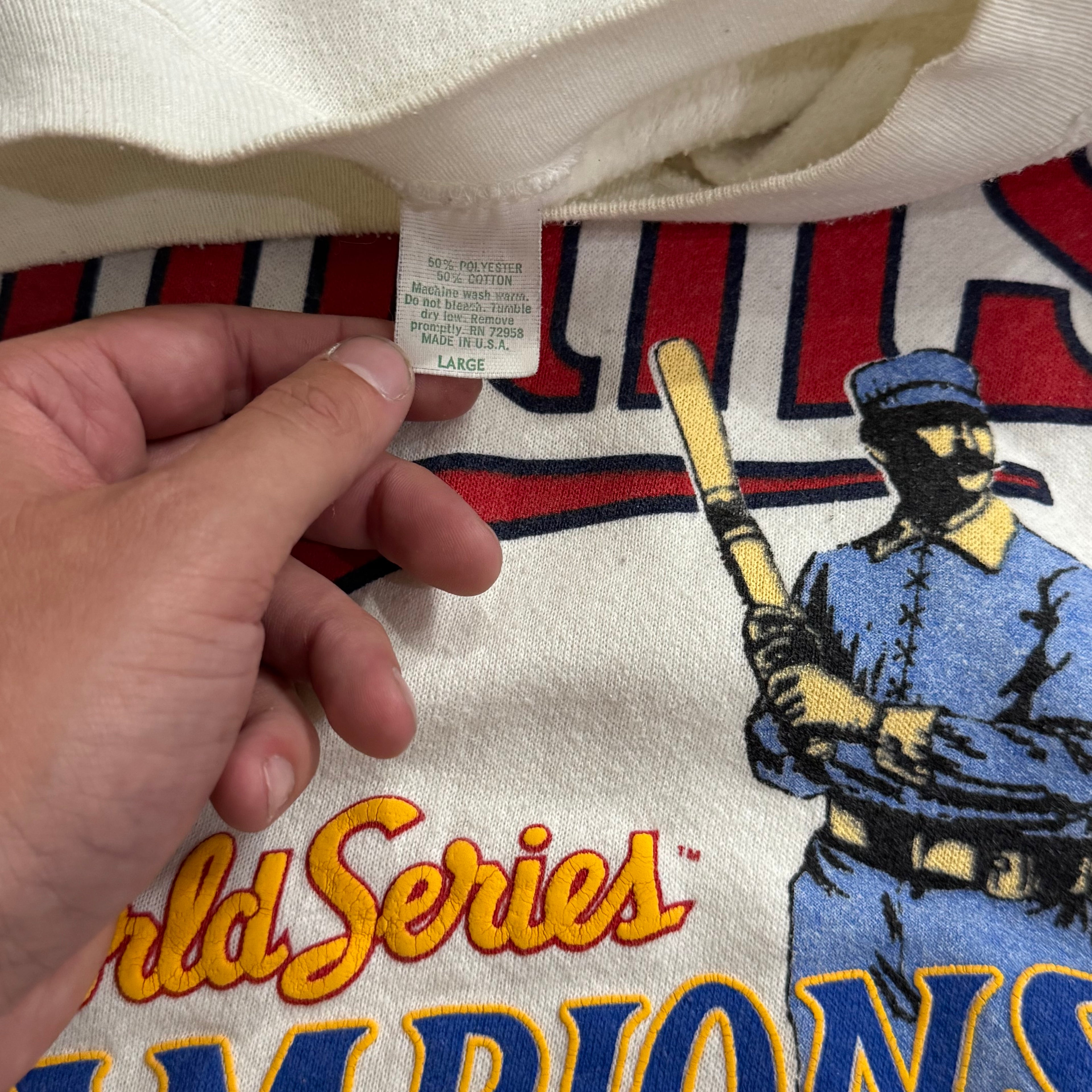 Vintage Minnesota Twins ‘87 World Series CrewNeck Sz L