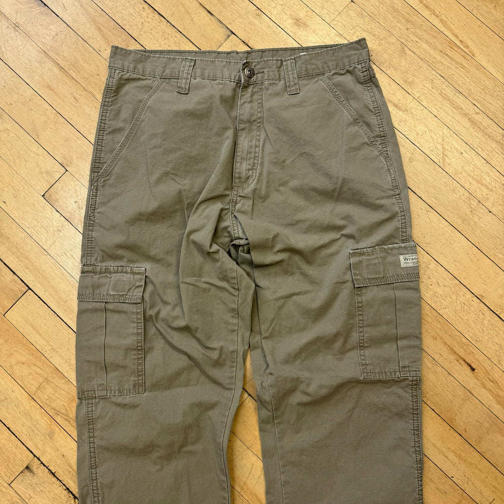 Vintage Wrangler Cargo Kahki pants Sz 32x30