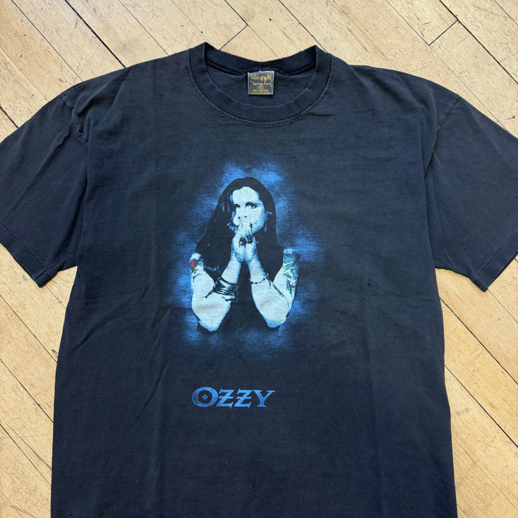 Vintage Thrashed Ozzy Osbourne Tour Retirement Sucks Sz XL