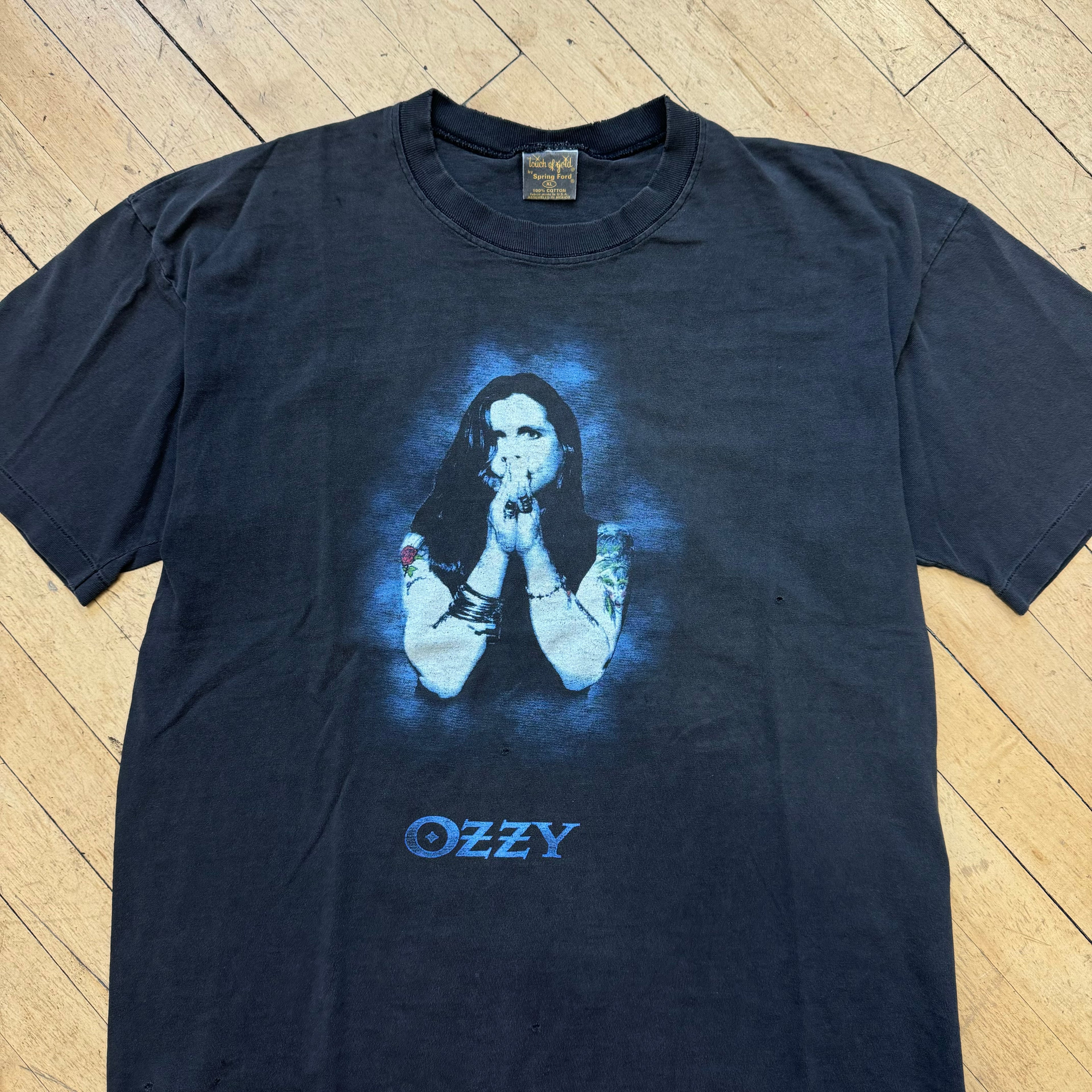Vintage Thrashed Ozzy Osbourne Tour Retirement Sucks Sz XL