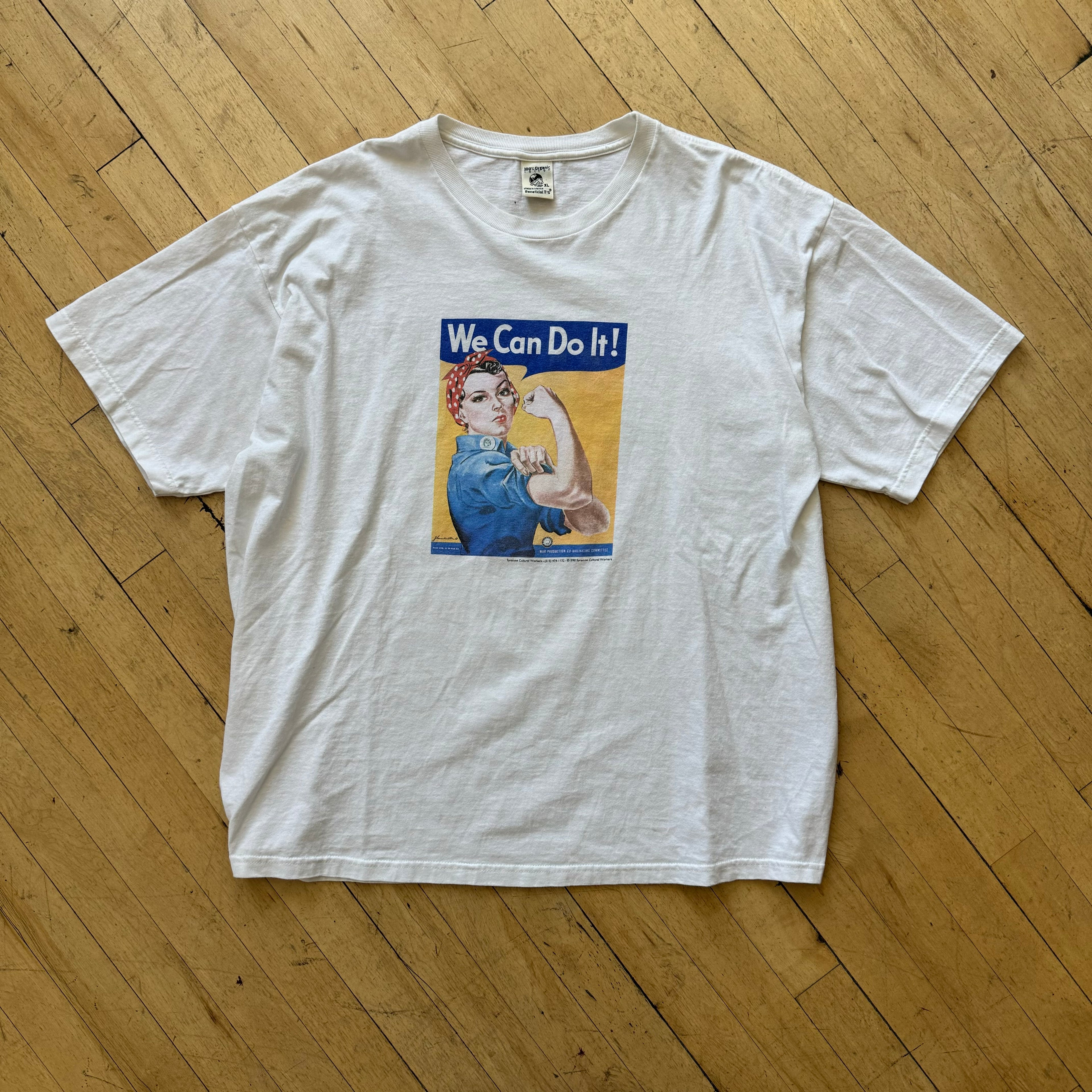 Vintage Women We Can Do It T-shirt Sz XL