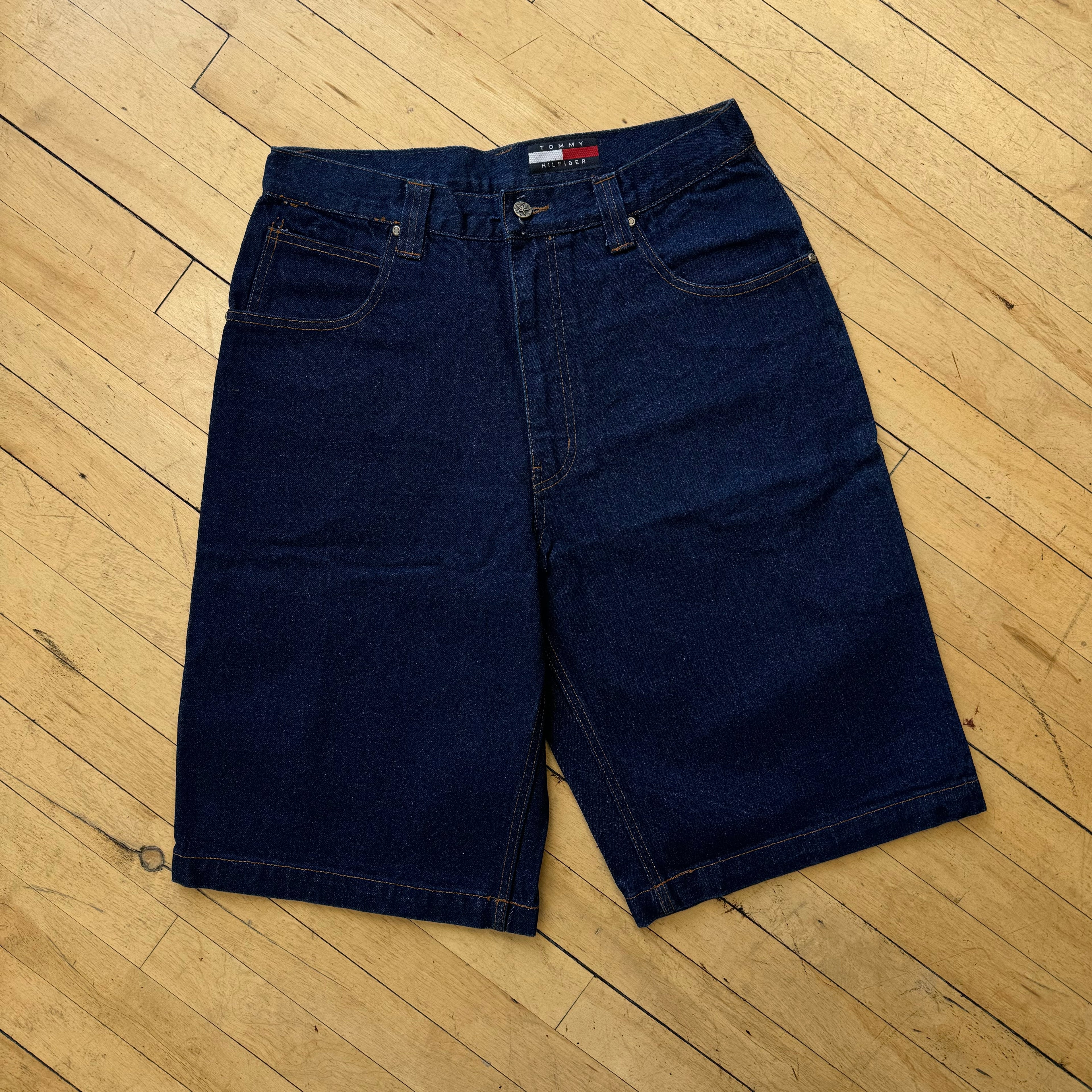 Vintage Bootleg Tommy Embroidered Jorts