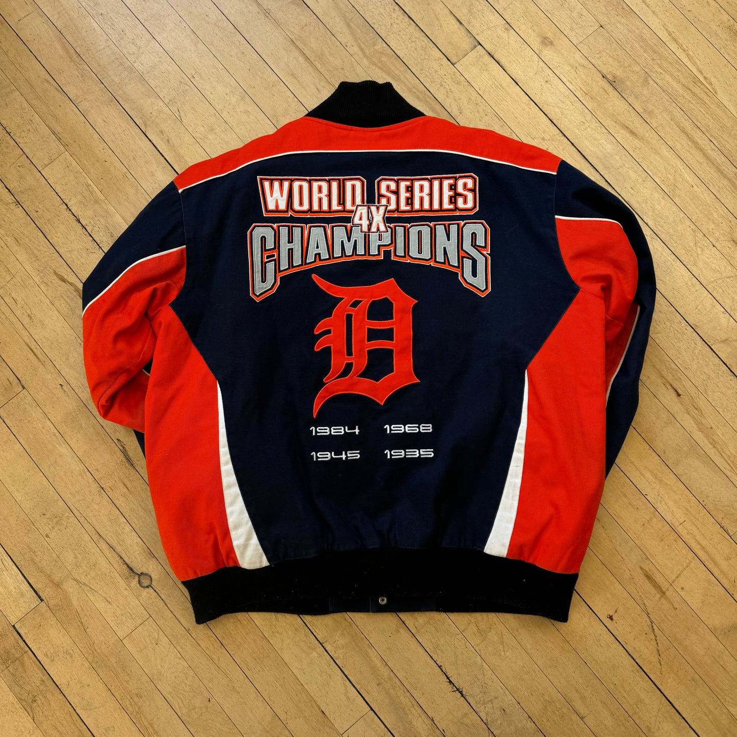 Vintage Detriot Tigers Patch Jacket Sz XxL