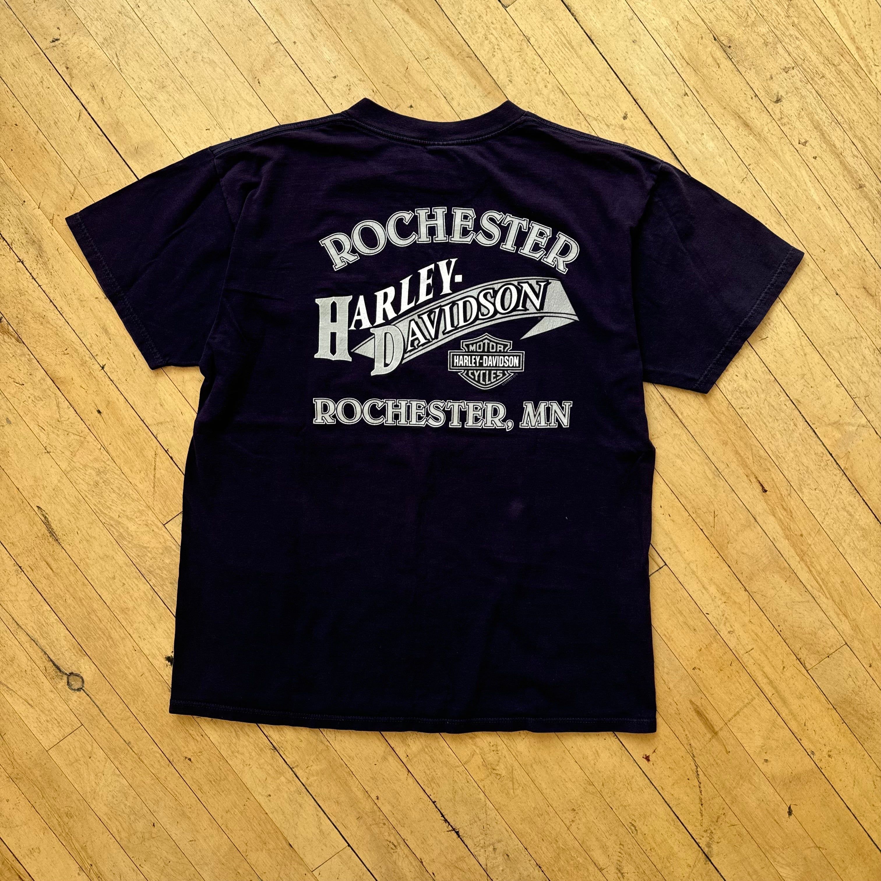 Vintage Harley Davidson Rochester Mn T-shirt Sz XL