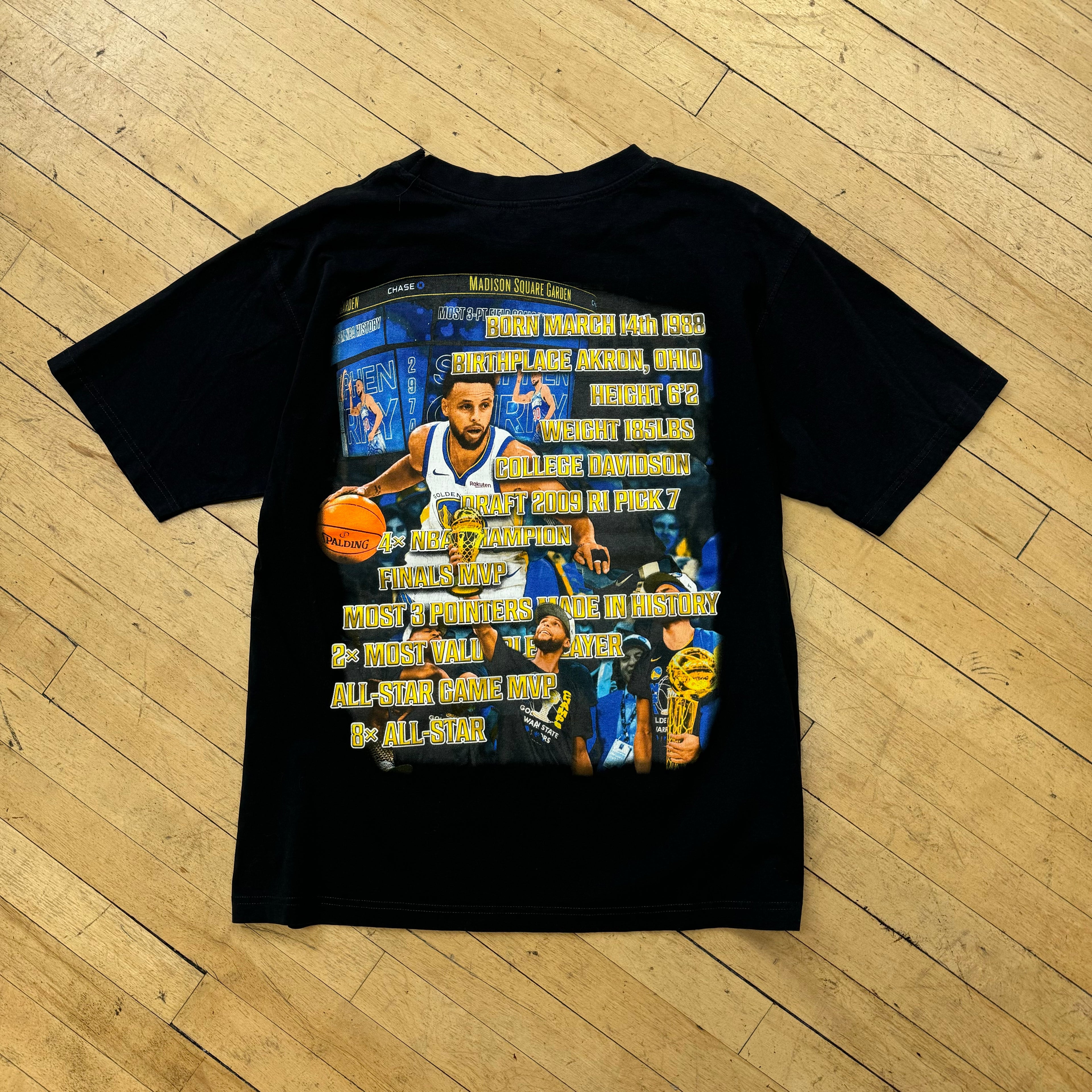 Marino Morwood Steph Curry 4x Champion T-shirt Sz L