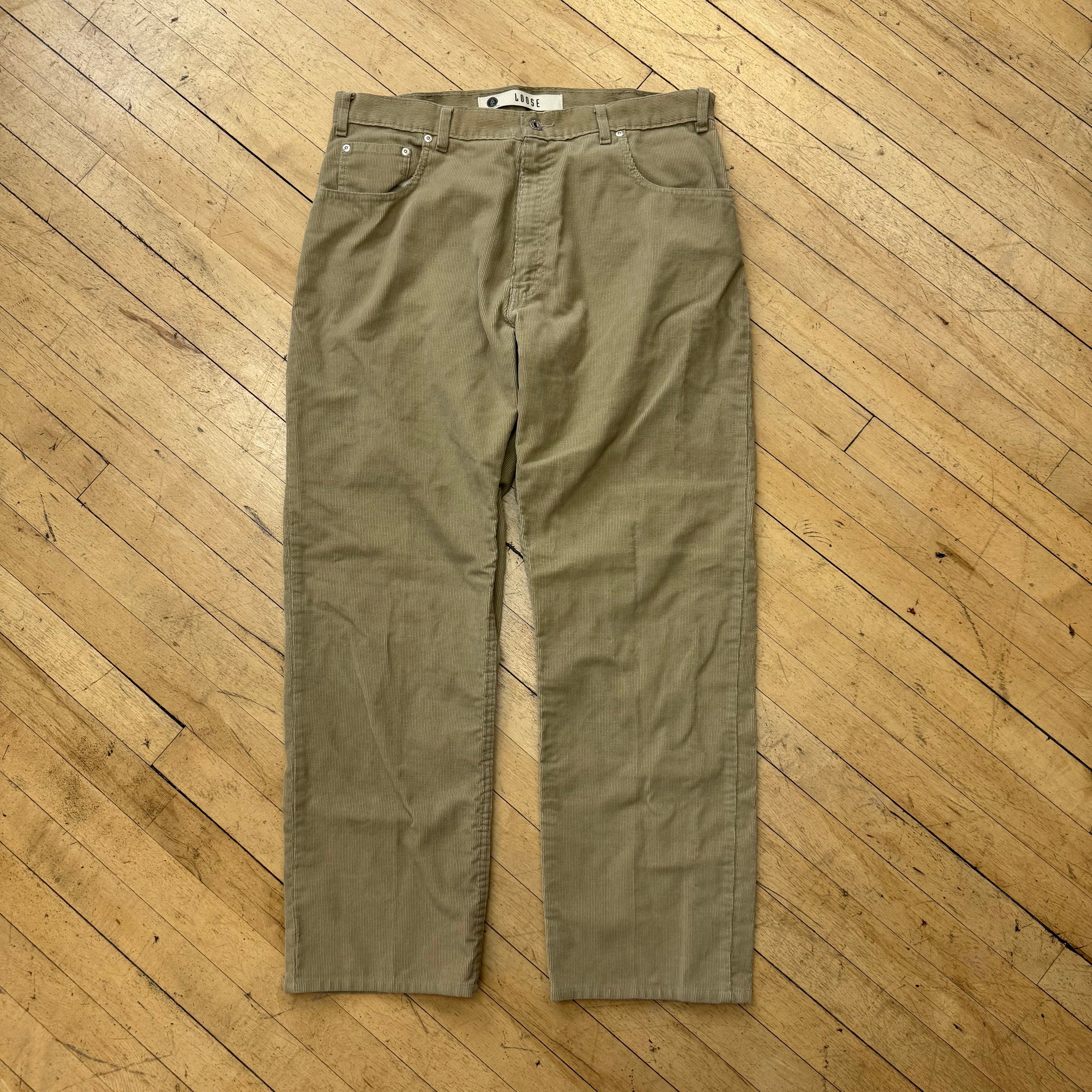 Vintage Arizona Jean Loose Corduroy Pants Sz 38x32