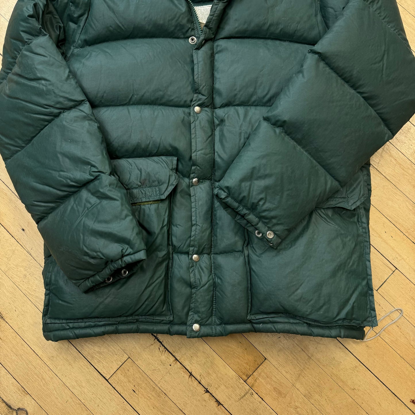 Vintage Hudson Bay Goose Down Puffer Coat Sz L