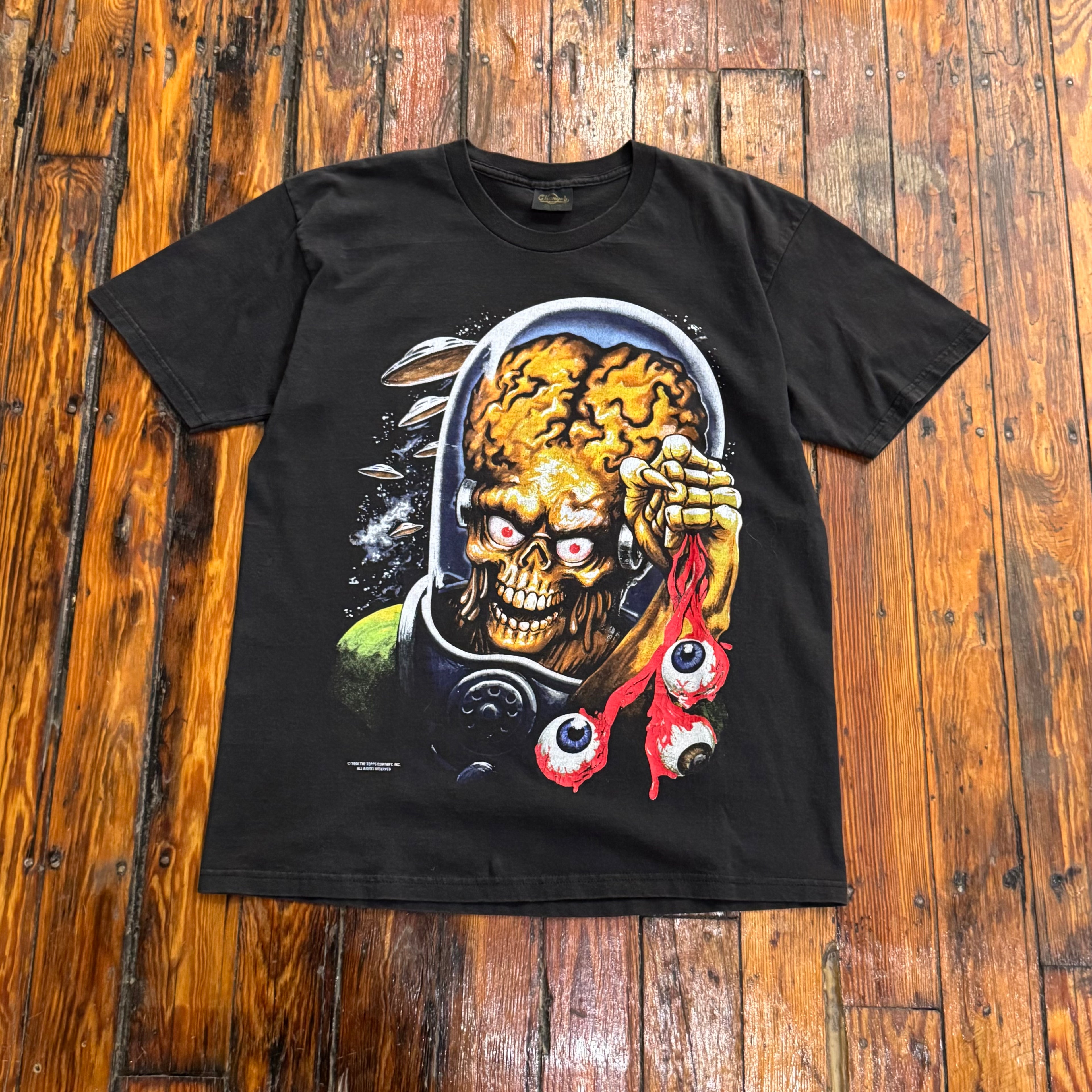 Vintage Mars Attacks Movie Promo T-shirt Sz L