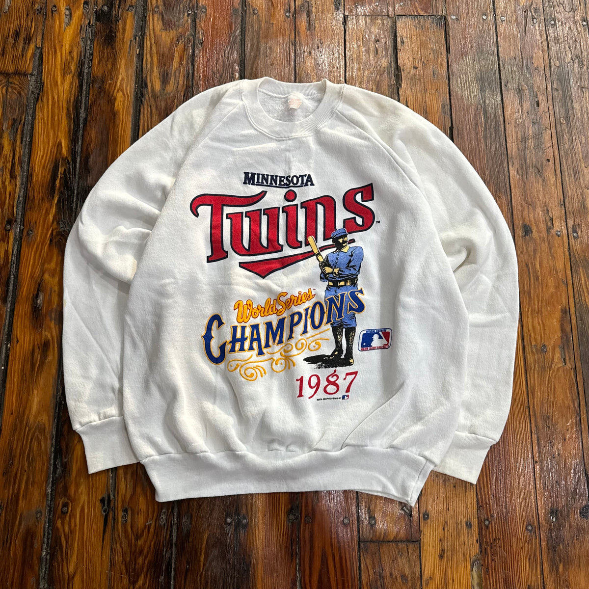 Vintage Minnesota Twins World Series CrewNeck Sz L