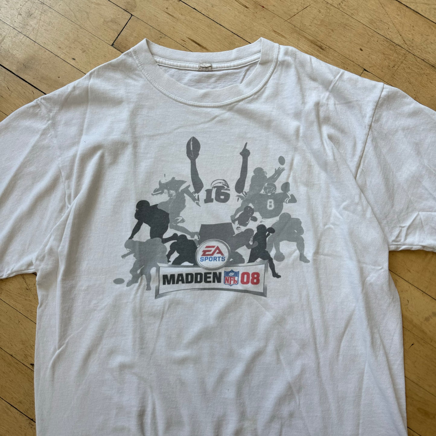 Y2K EA Sports Madden 08 T-shirt Sz L