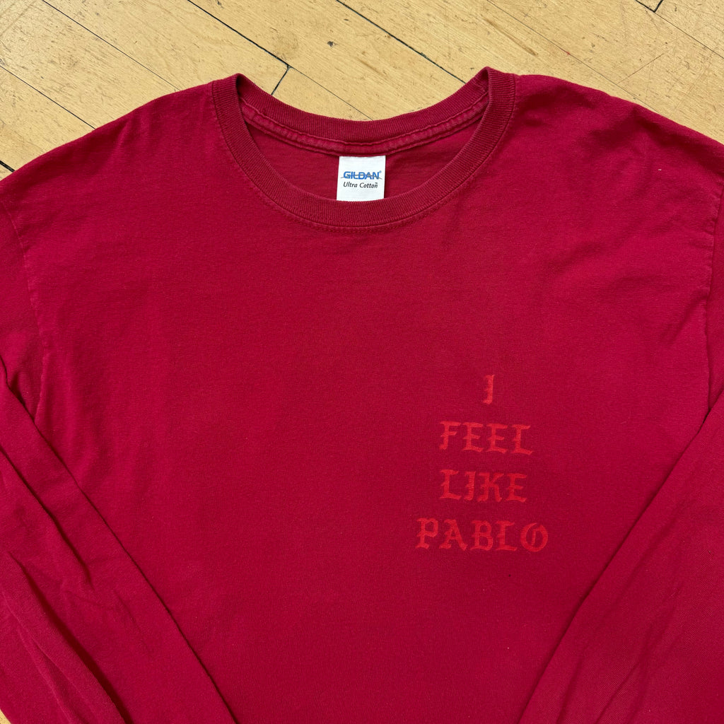 Kanye West Yeezy Season “I Feel Like Pablo” Long Sleeve T-Shirt Sz L