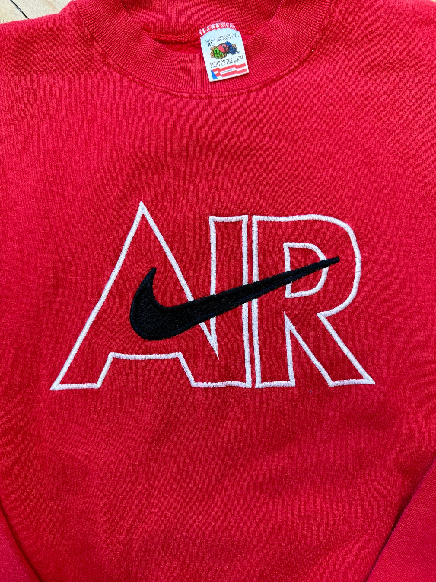 Vintage Bootleg Nike Air CrewNeck Sz L