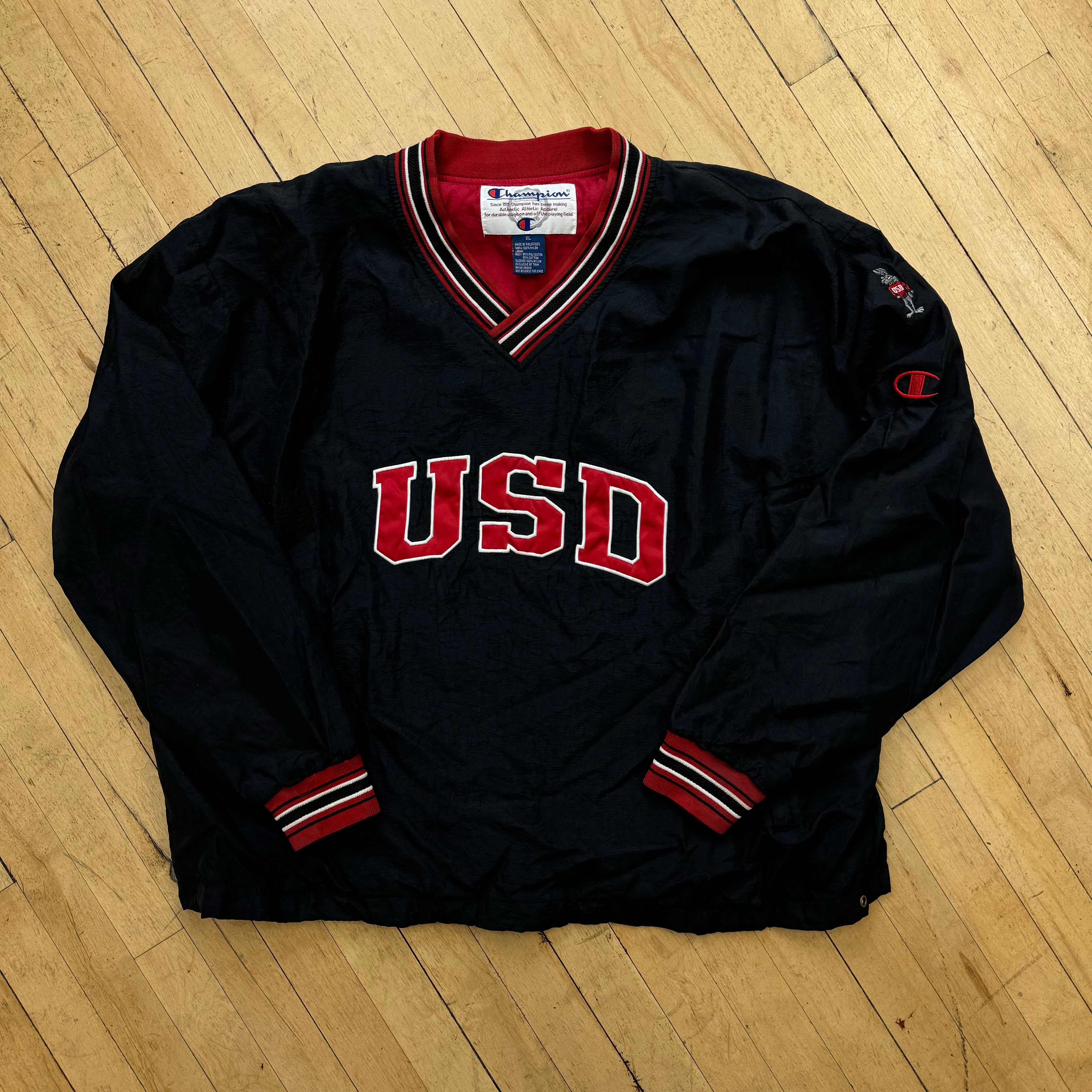 Vintage Champion USD Pullover Jacket Sz XXL