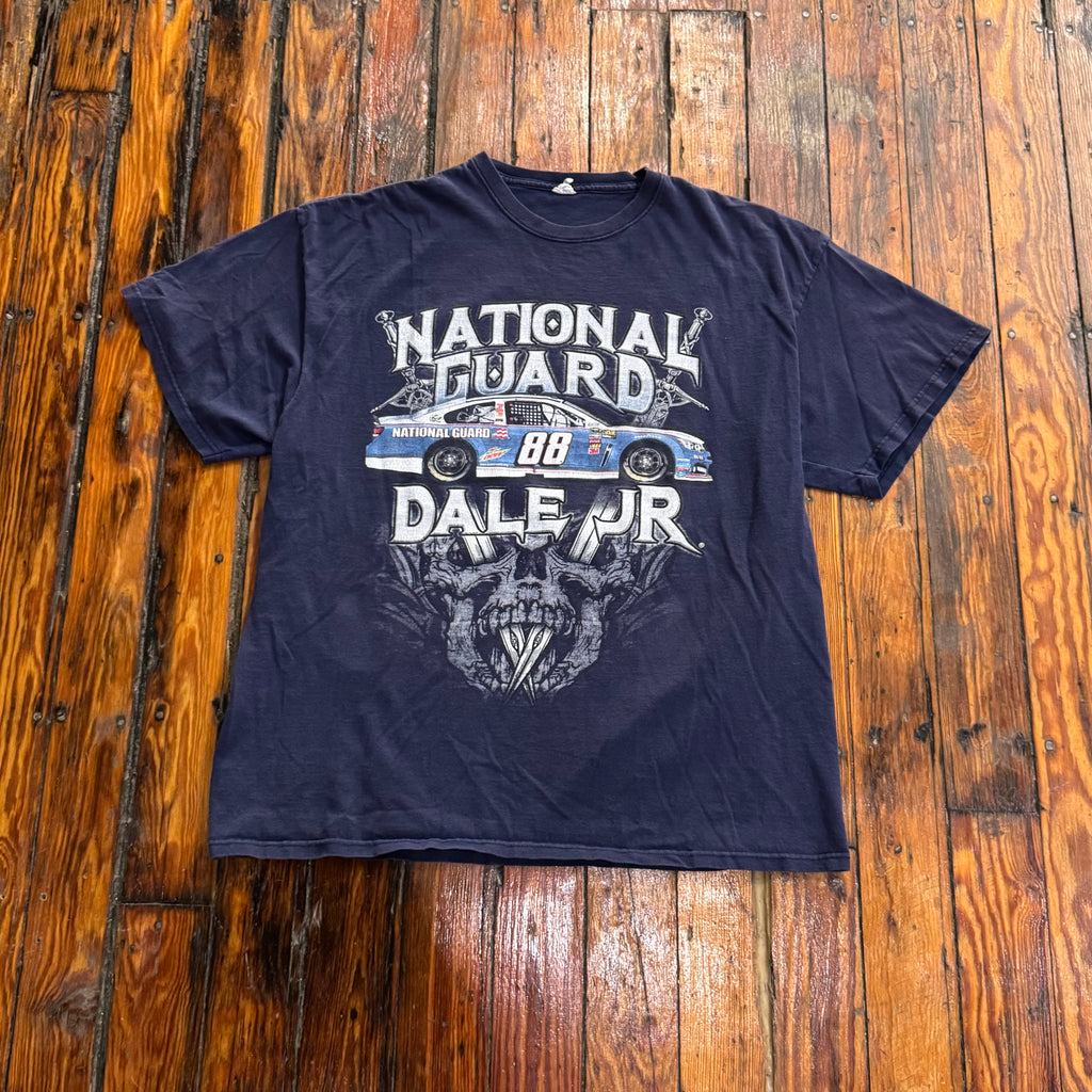 Y2K National Guard Dale Jr T-shirt Sz XL