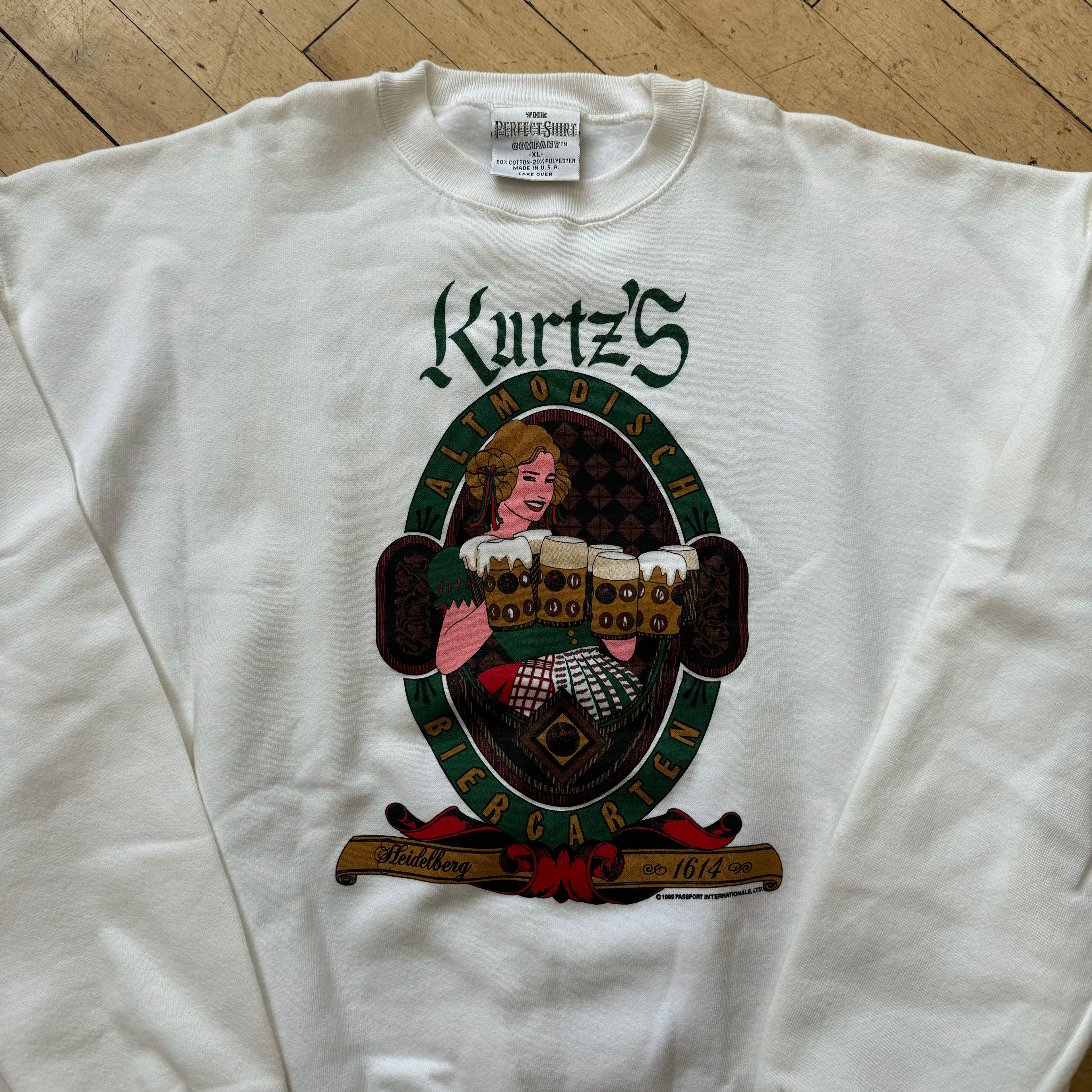 Vintage Kurtzs Altmodisch Crewneck Sz XL
