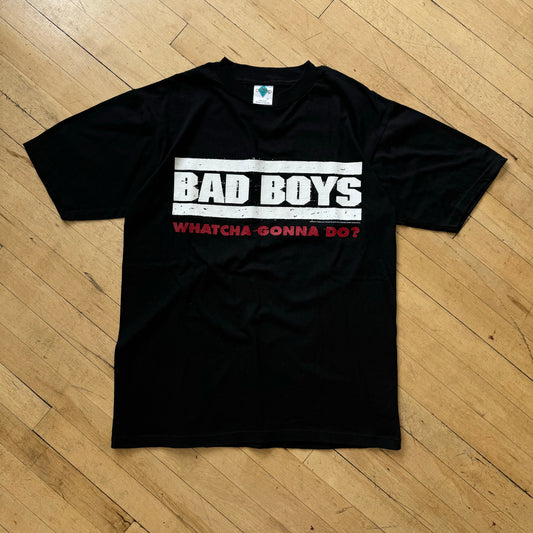 Vintage Bad Boys Whatcha Gonna Do? movie Promo T-shirt Sz L