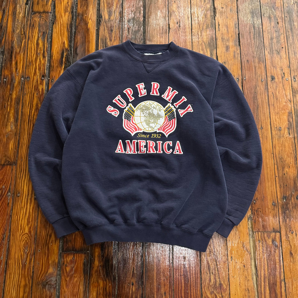 Vintage Supermix America Crewneck Sz XL