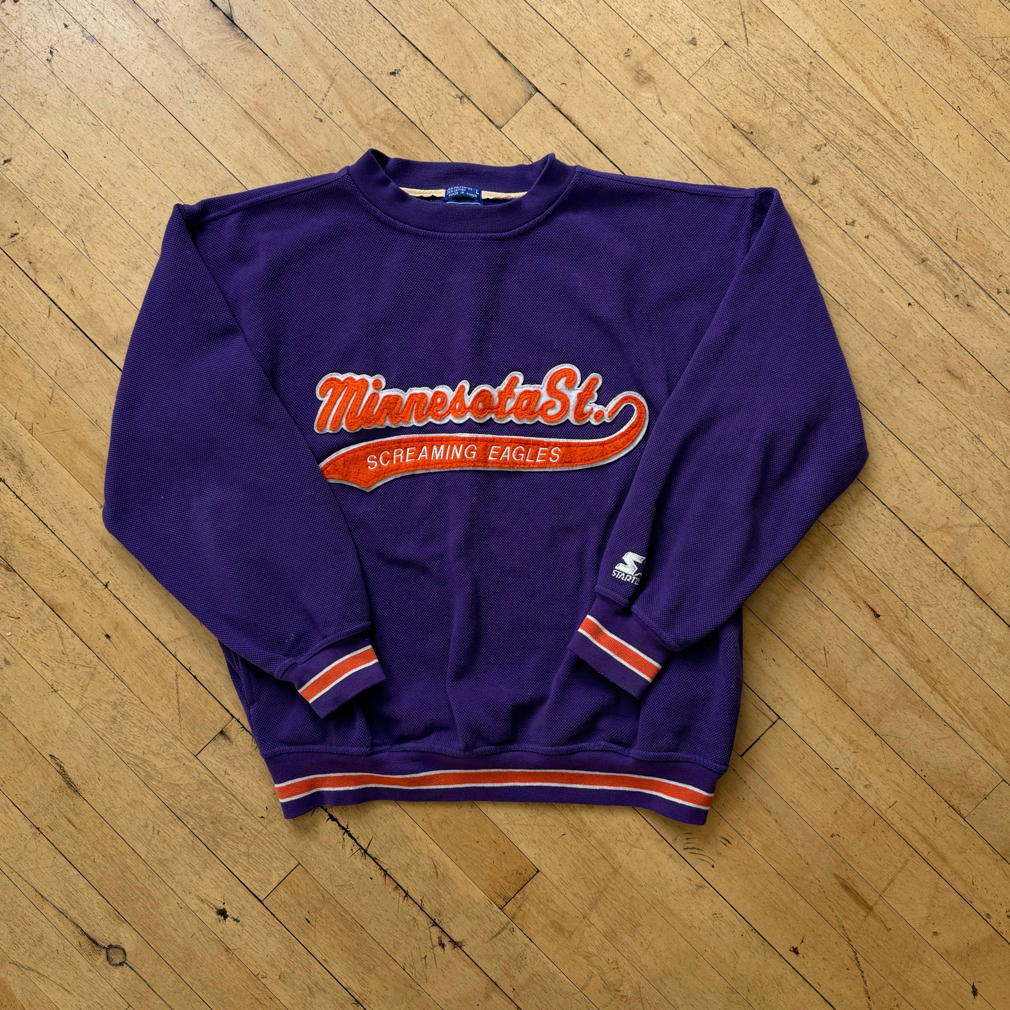 Vintage Starter Minnesota St. Screaming Eagles “Coach Tv Show” CrewNeck Sz L