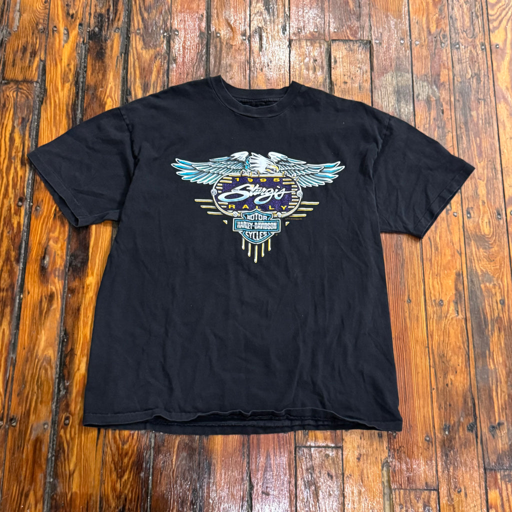 Vintage Harley Davidson Strugis Rally ‘95 T-shirt Sz XL