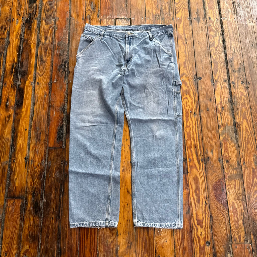 Vintage Light Wash Denim Jeans Sz 38x32