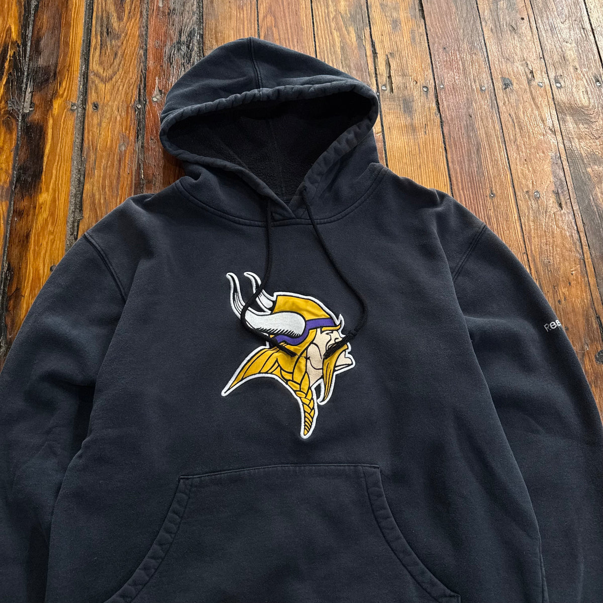 00s Minnesota Vikings Reebok Hoodie Sz L