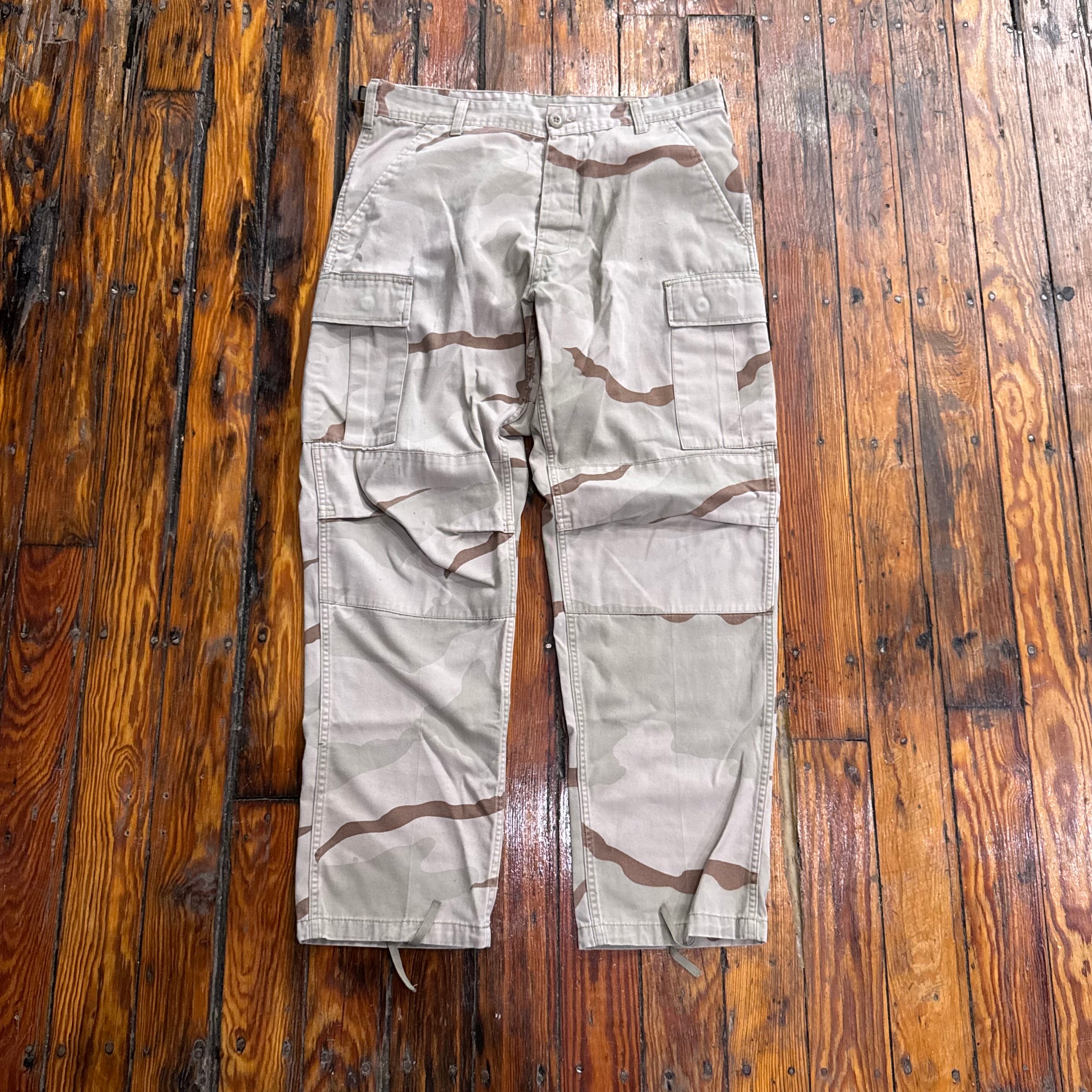 Vintage Army Light Camo Cargo Pants Sz 32