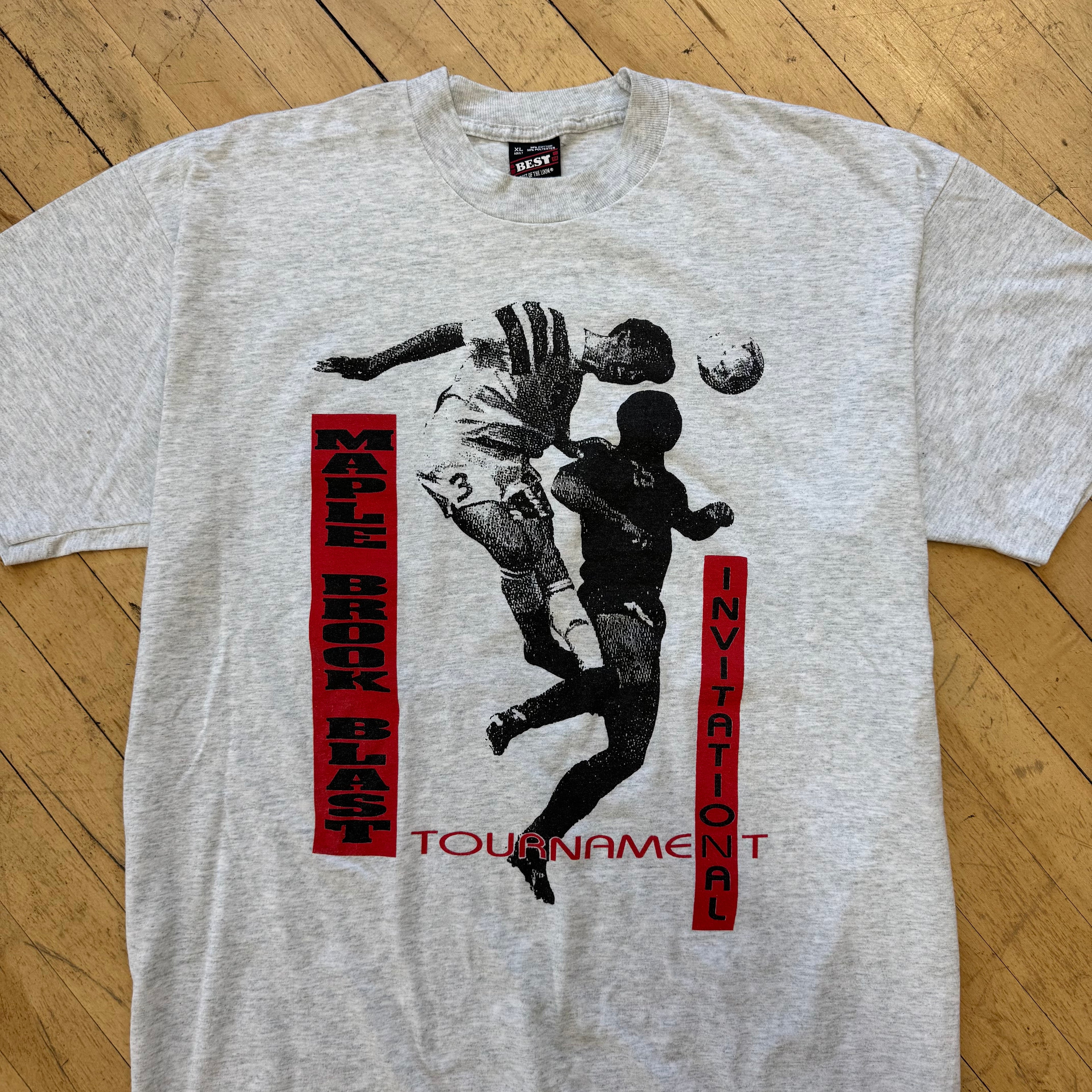 Vintage Maple Rock Soccer Tournament T-shirt Sz XL