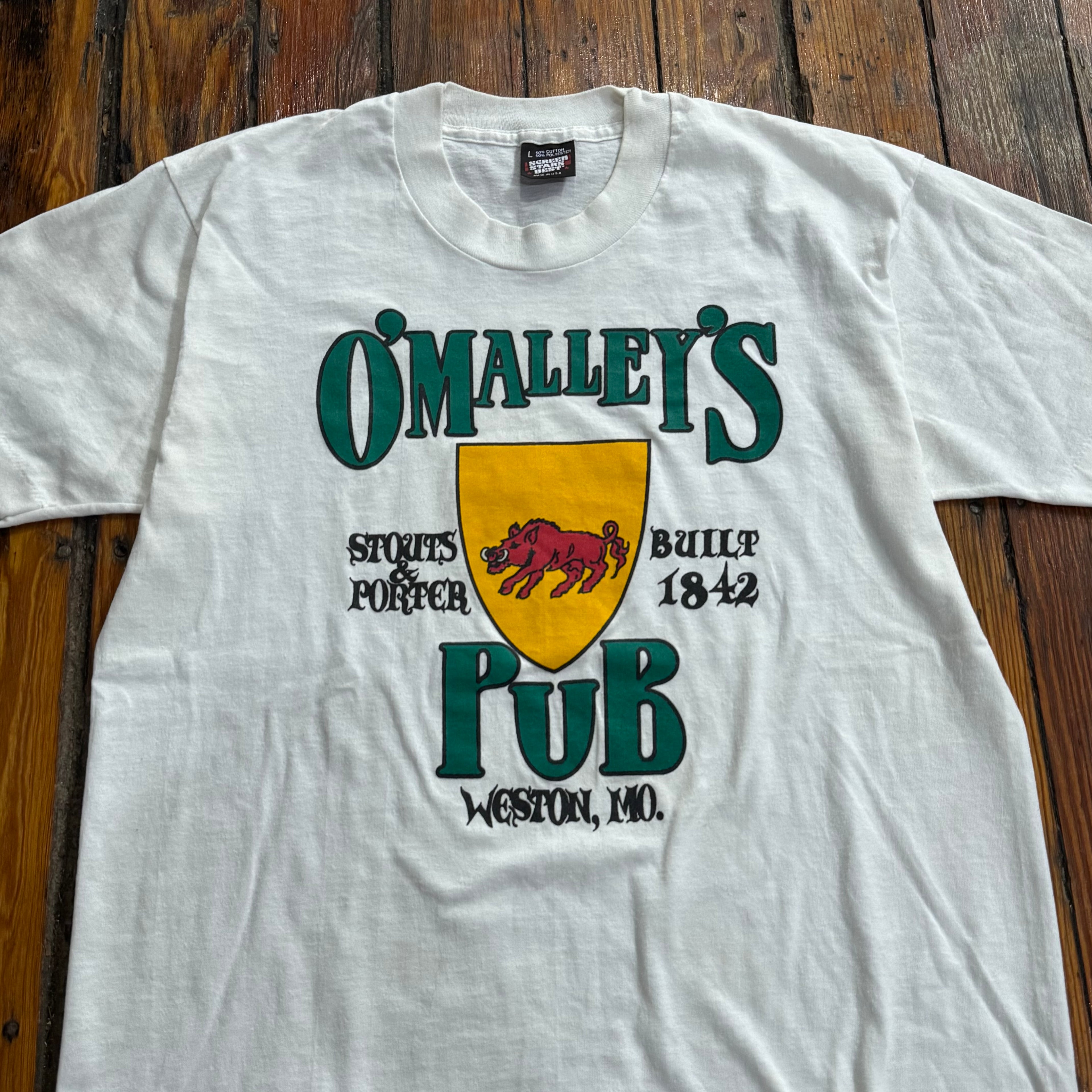 Vintage Omalleys Pub T-shirt Sz L