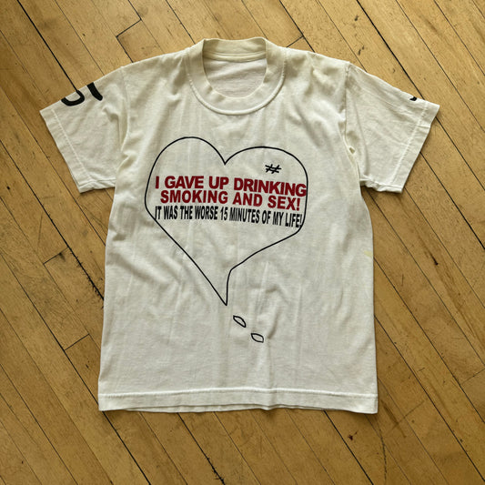 Vintage I gave Up Drinking… T-shirt Sz M