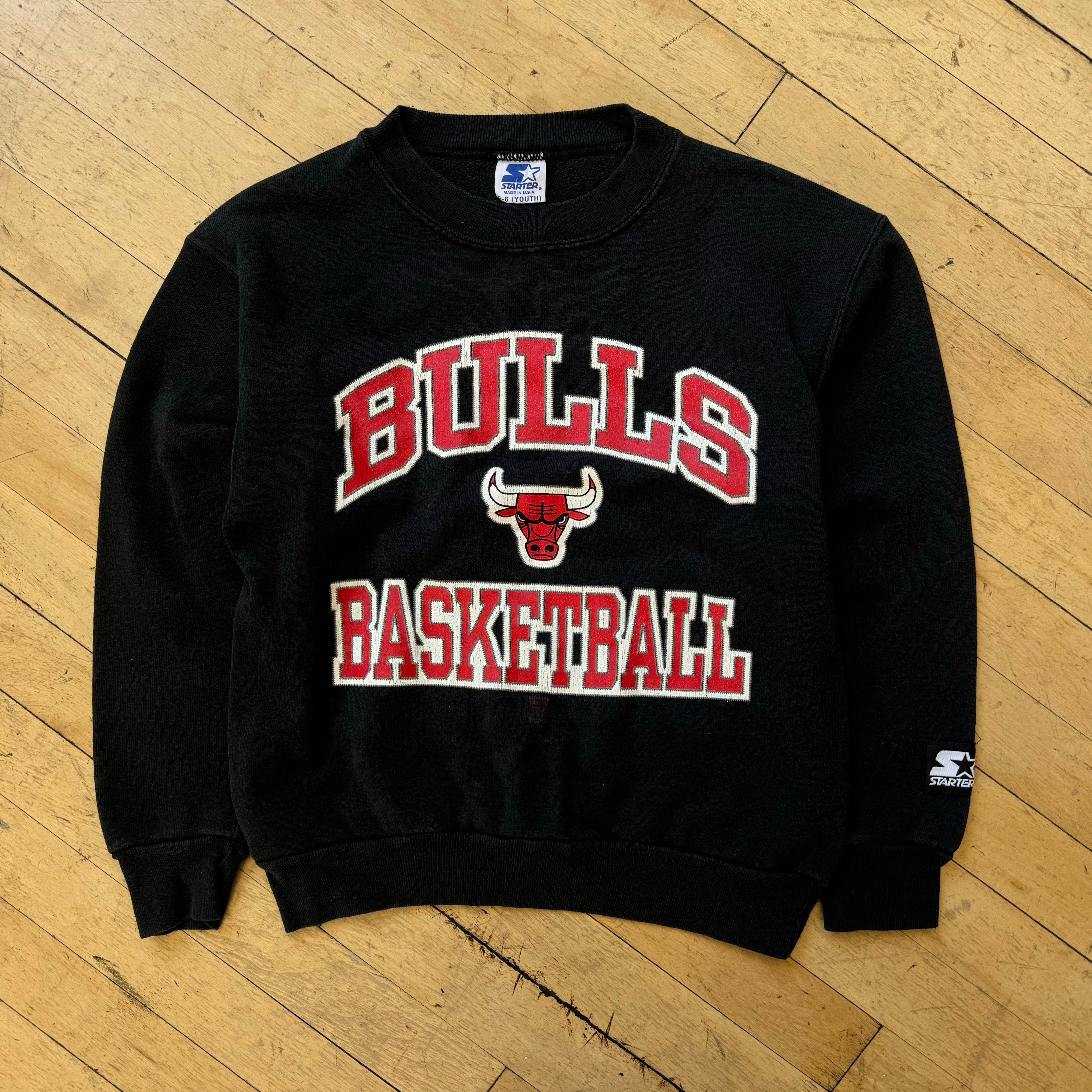 Vintage Chicago Bulls Starter CrewNeck Sz YTH 7-8