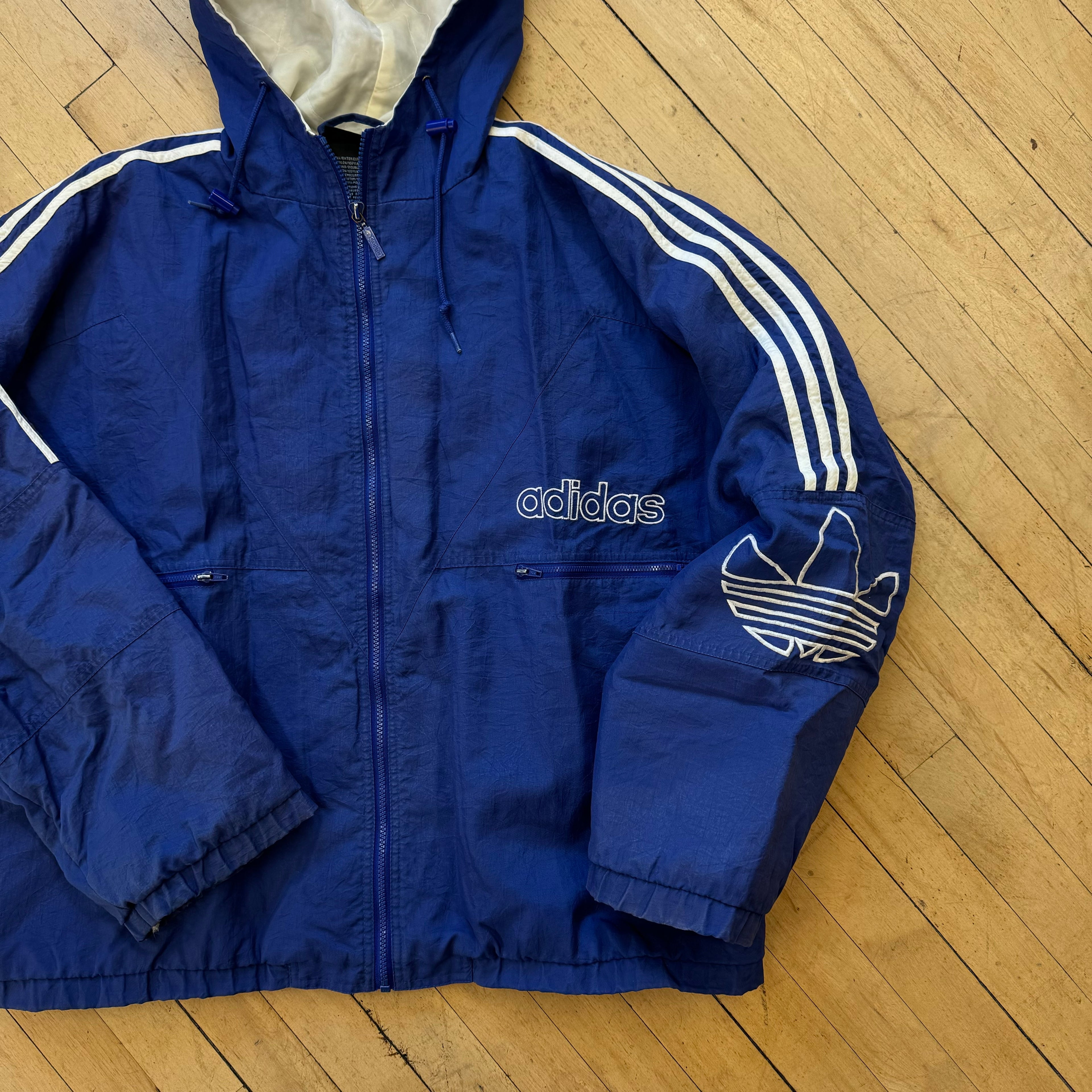 Vintage Adidas Puffer Jacket Sz XL