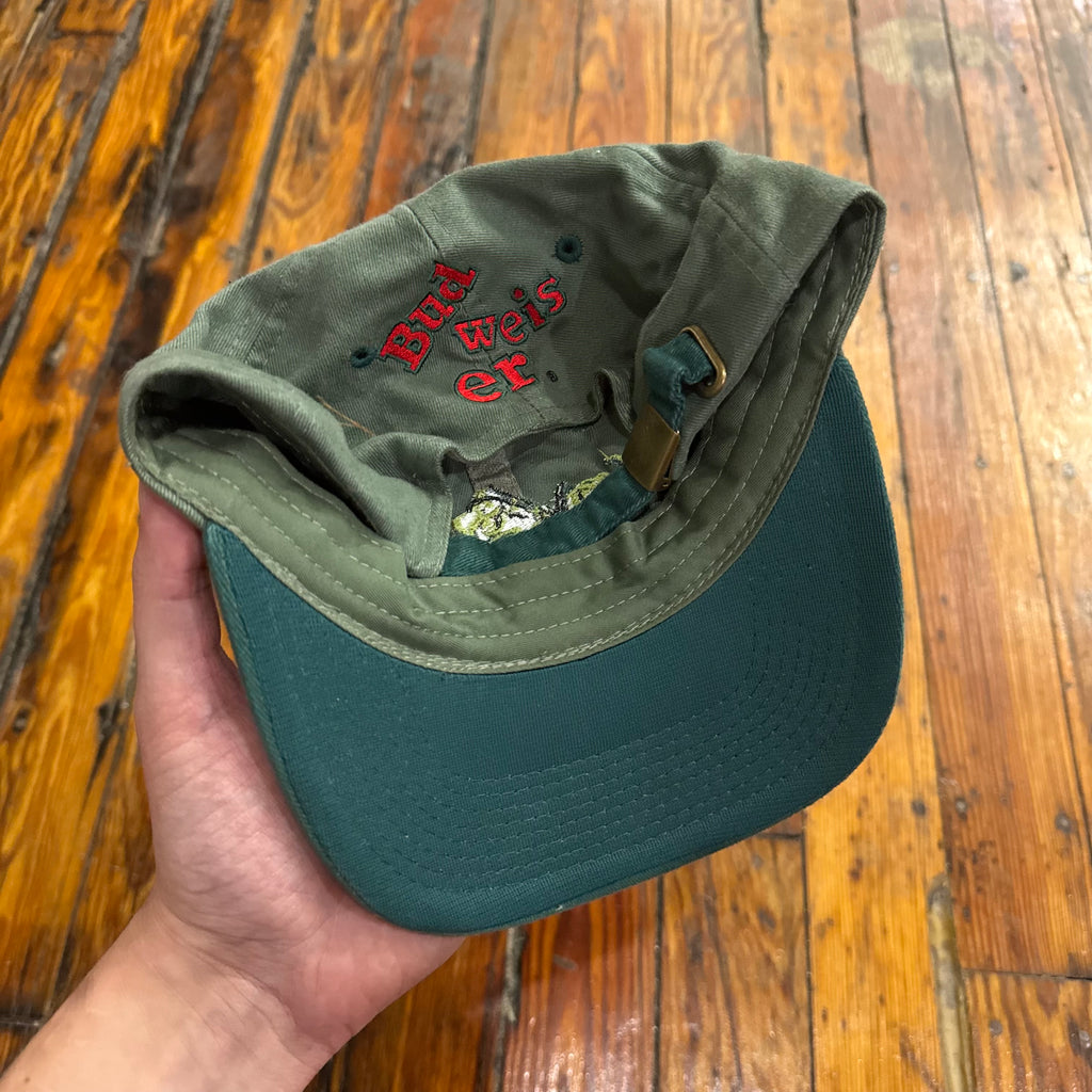Vintage Budweiser Frog StrapBack Hat