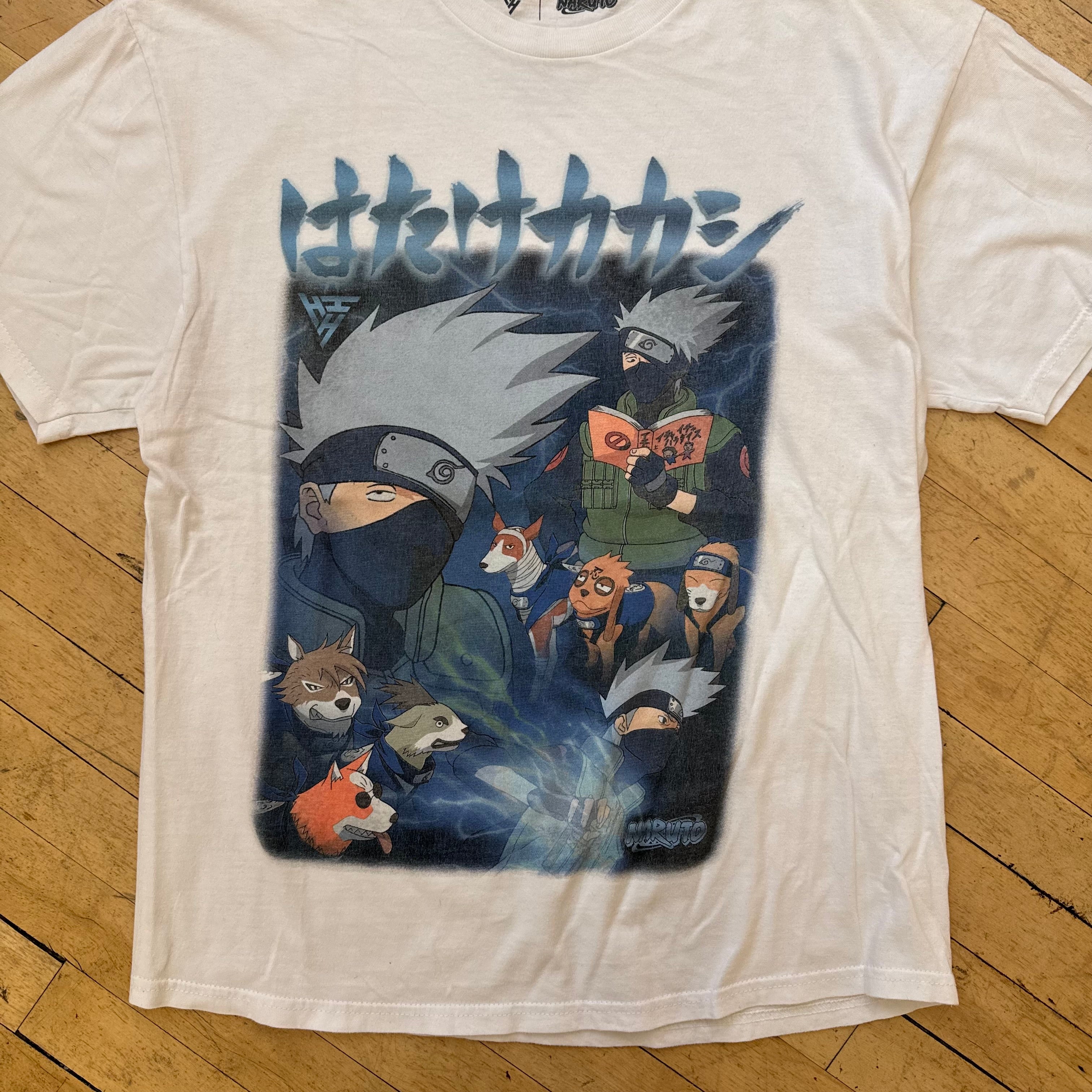 Y2K Naruto Anime T-shirt Sz L