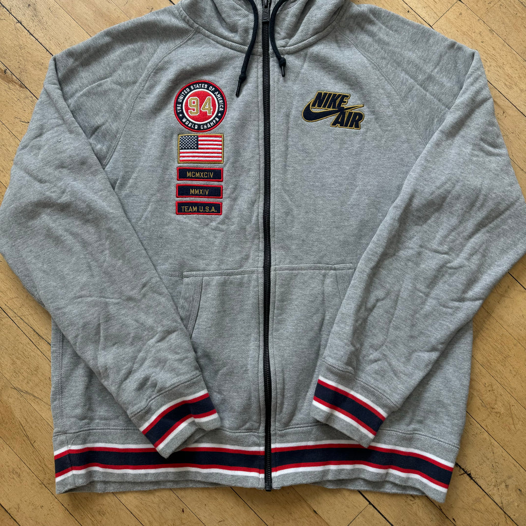 Modern Nike Air USA Basketball Zip-Up Jacket Sz L