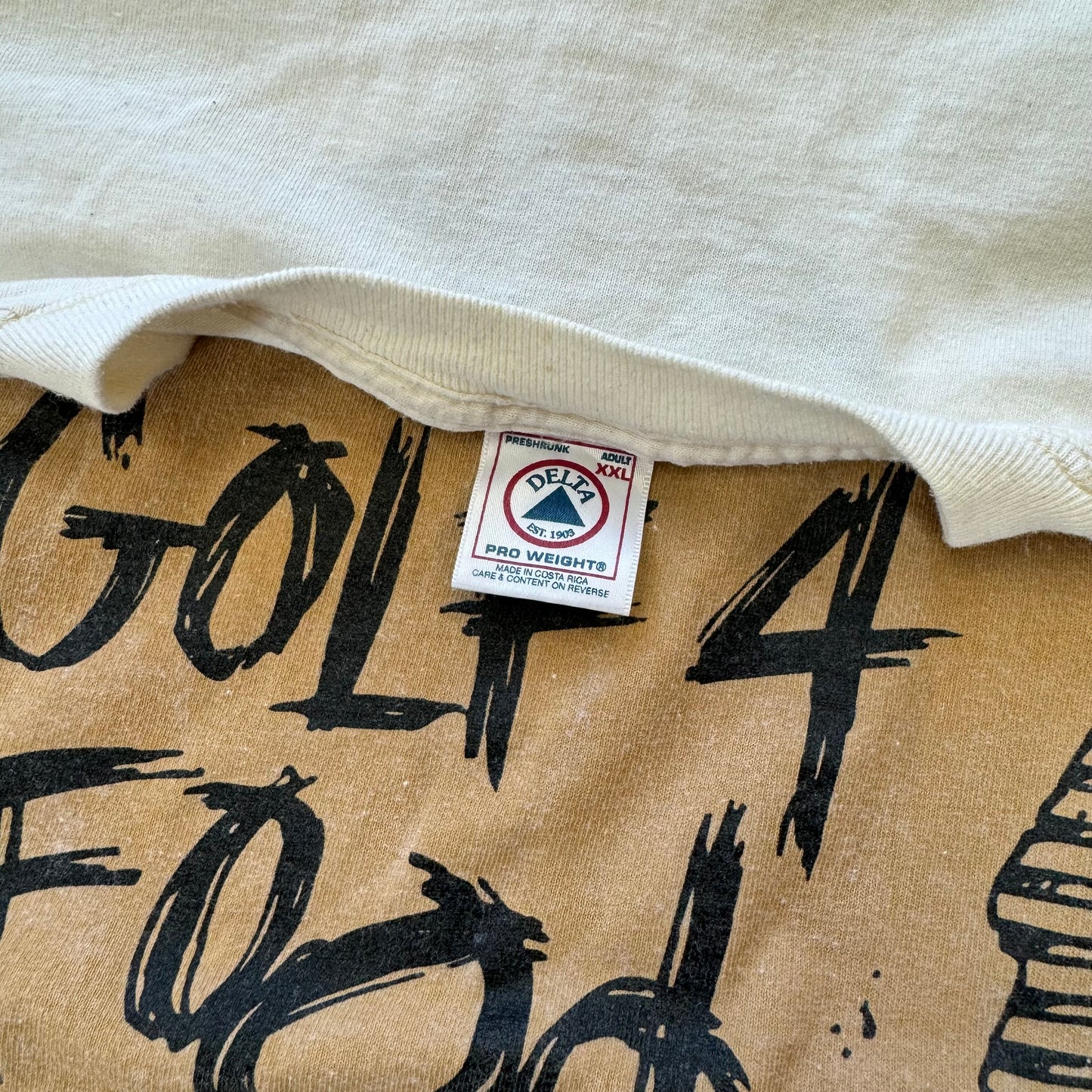 Vintage Will Golf 4 Food T-shirt Sz XXL