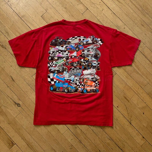 Vintage Sprint Car Racing T-shirt Sz XL